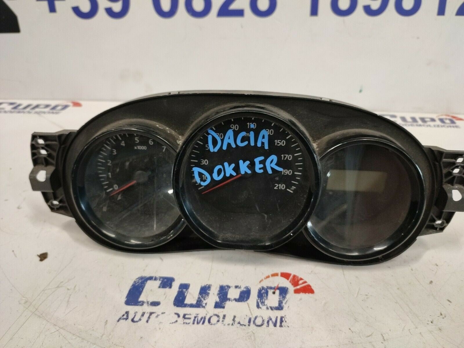 WATCH FRAME TOOLS DIESEL DACIA Dokker 1st Series 1461 720344 248100285 - F&P CRASH SRLS - Used Spare Parts