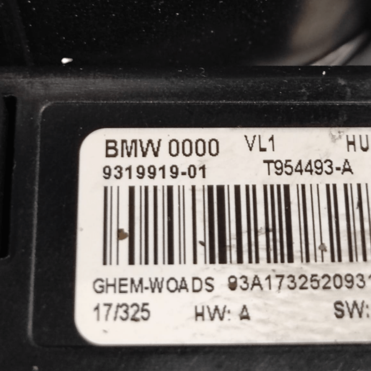 Ventola Abitacolo Bmw Serie 1 F20 2.0 Benzina COD: 931991901 (2011 - 2019) - F&P CRASH SRLS - Ricambi Usati