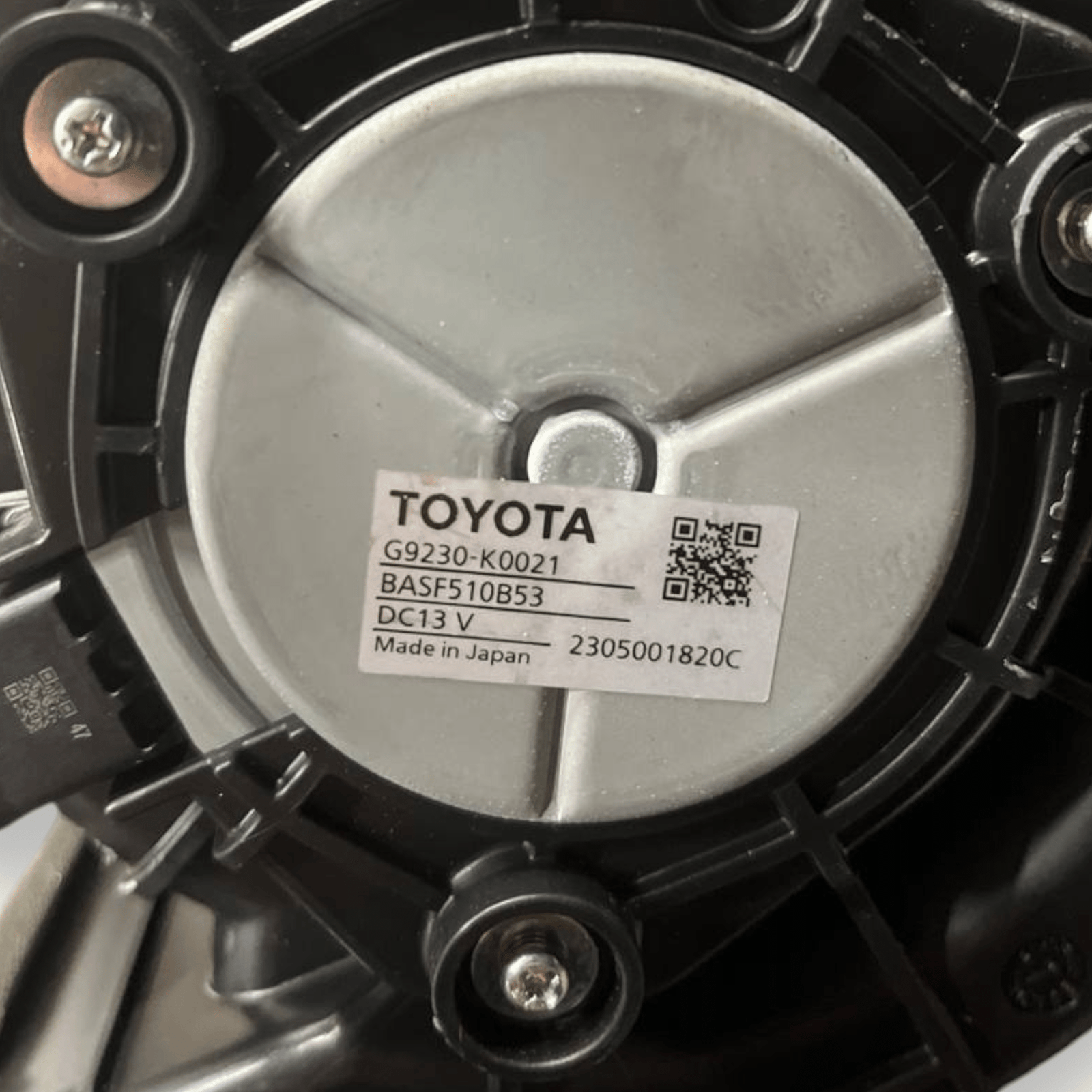 Ventola Abitacolo Toyota Yaris Cross 1.5 Benzina - Hybrid (2020 - ) cod: G9230 - K0021 - F&P CRASH SRLS - Ricambi Usati