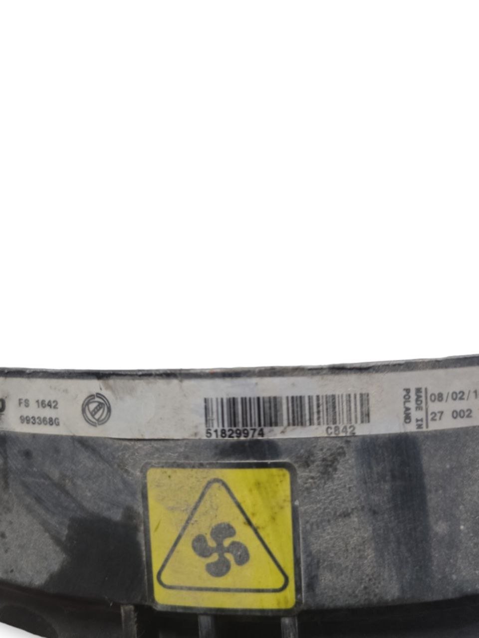 Ventola Radiatore Fiat Panda 169 1.2 Benzina (2003 - 2012) Cod : 993373R - F&P CRASH SRLS - Ricambi Usati