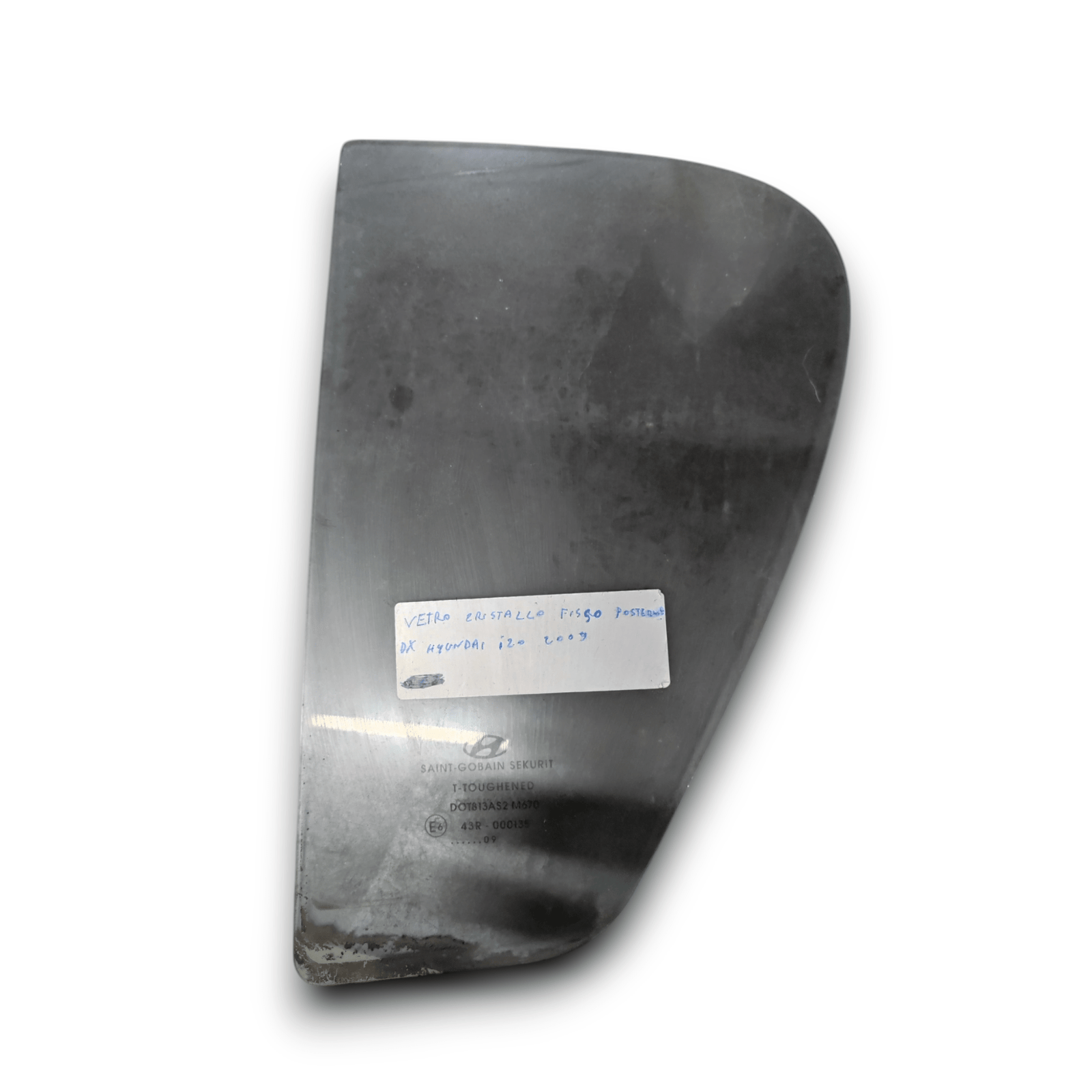 Glass / Right Fixed Rear Window Hyundai I20 (2009) - F&P CRASH SRLS - Used Parts
