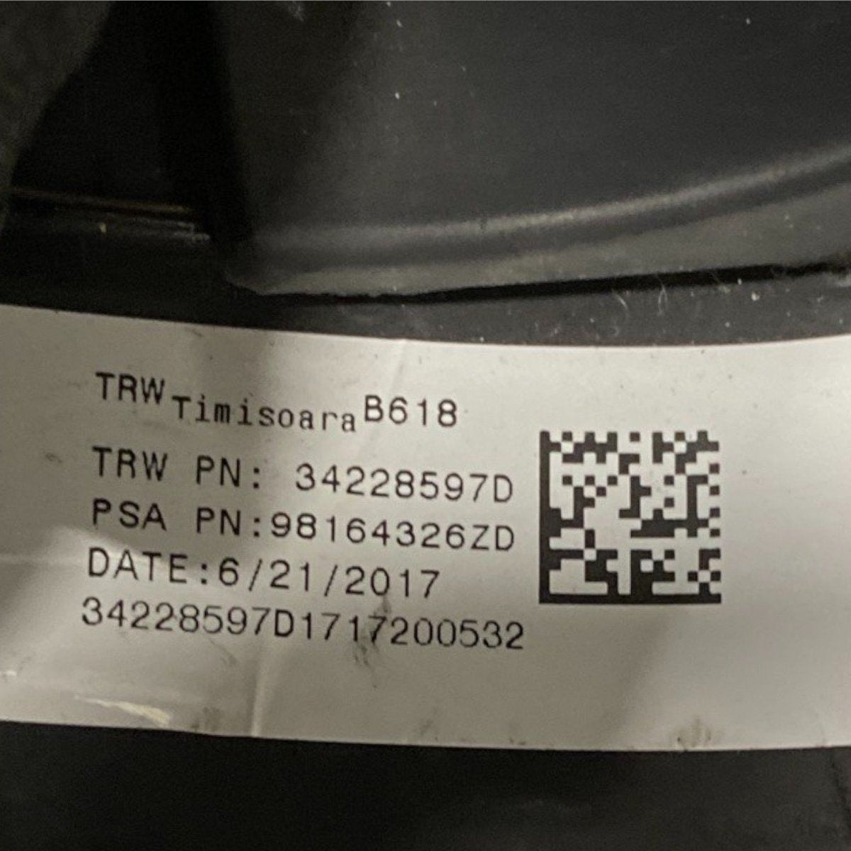 Volante / sterzo citroen c3 iii Cod: 34228597d (2016 - ) - F&P CRASH SRLS - Ricambi Usati