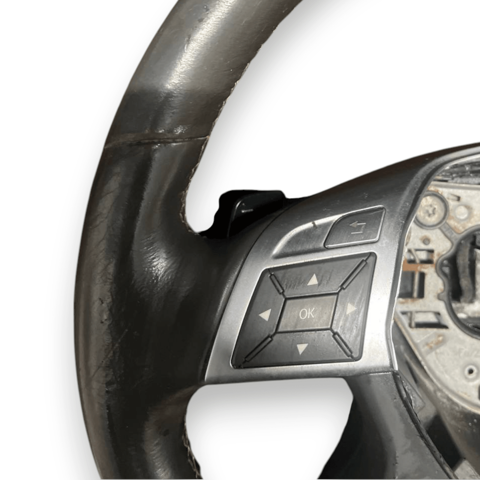 Leather Steering Wheel / Steering Mercedes - Benz ML W166 (2011 to 2018) code: 62450470 - F&P CRASH SRLS - Used Parts