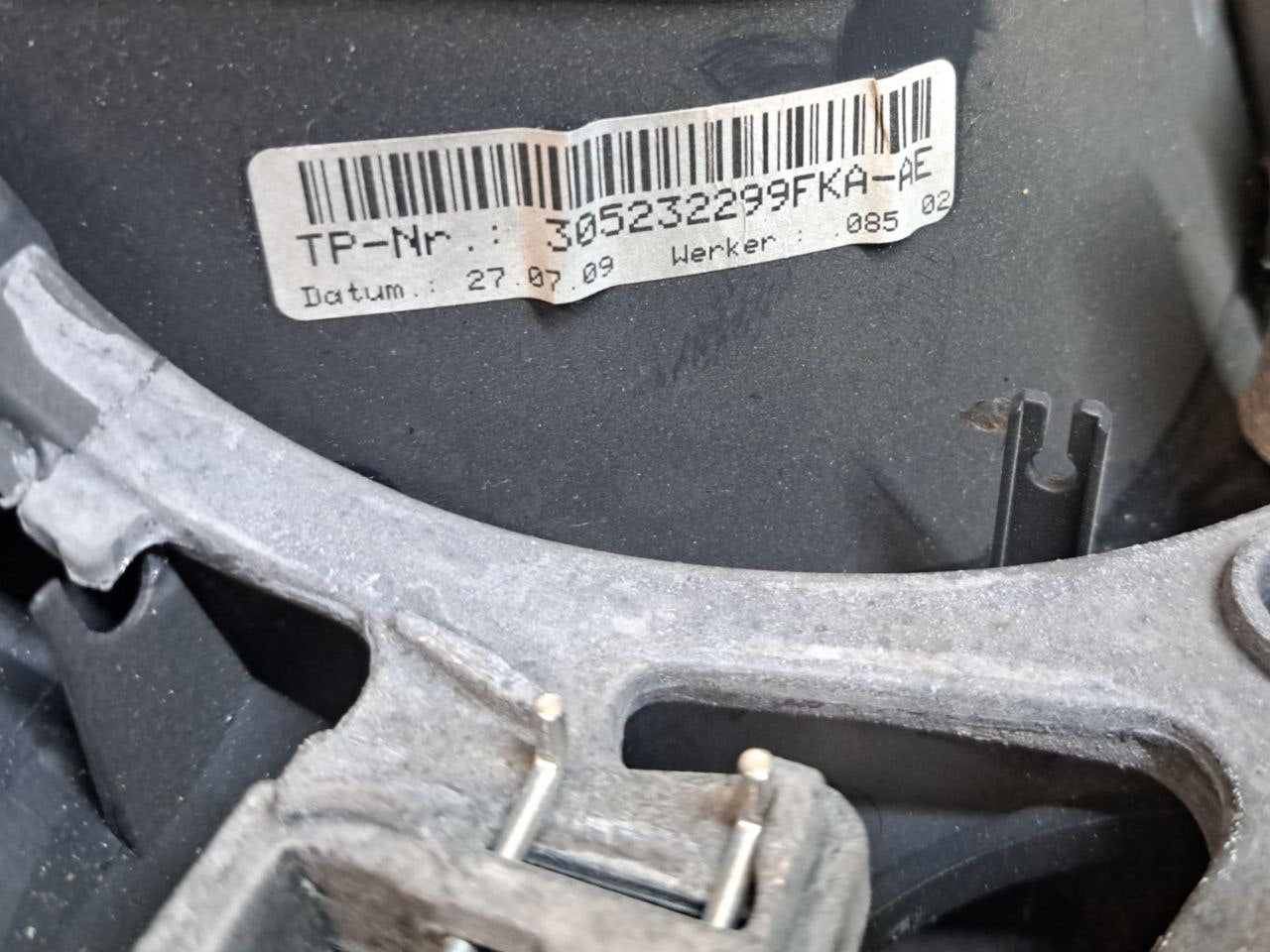 Steering Wheel / Steering Toyota Yaris (2005 - 2011) CODE:305232299FKA - F&P CRASH SRLS - Used Parts