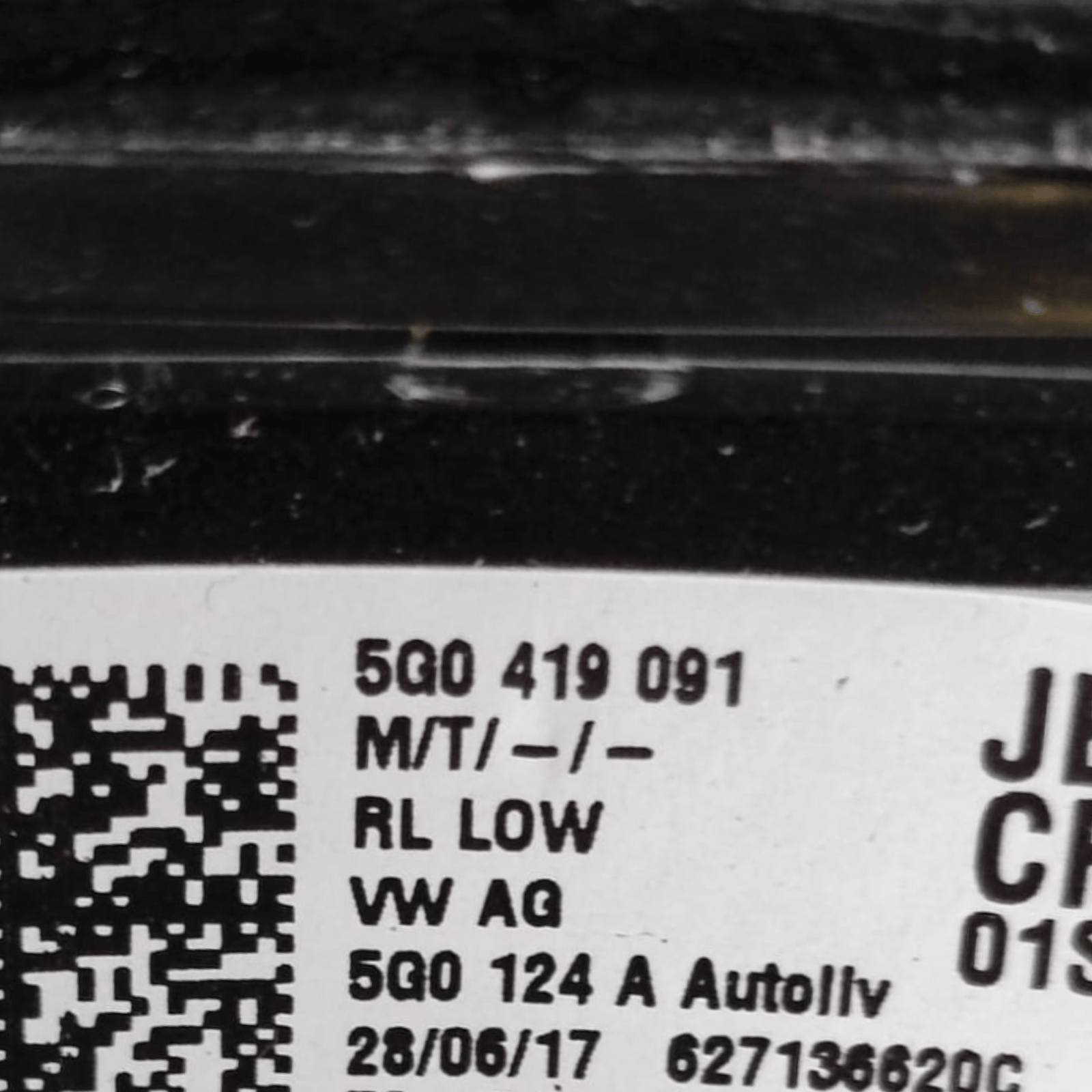 Volante / Sterzo Volkswagen Golf 7.5 R - Line COD: 5Q0419091 (2017>) - F&P CRASH SRLS - Ricambi Usati