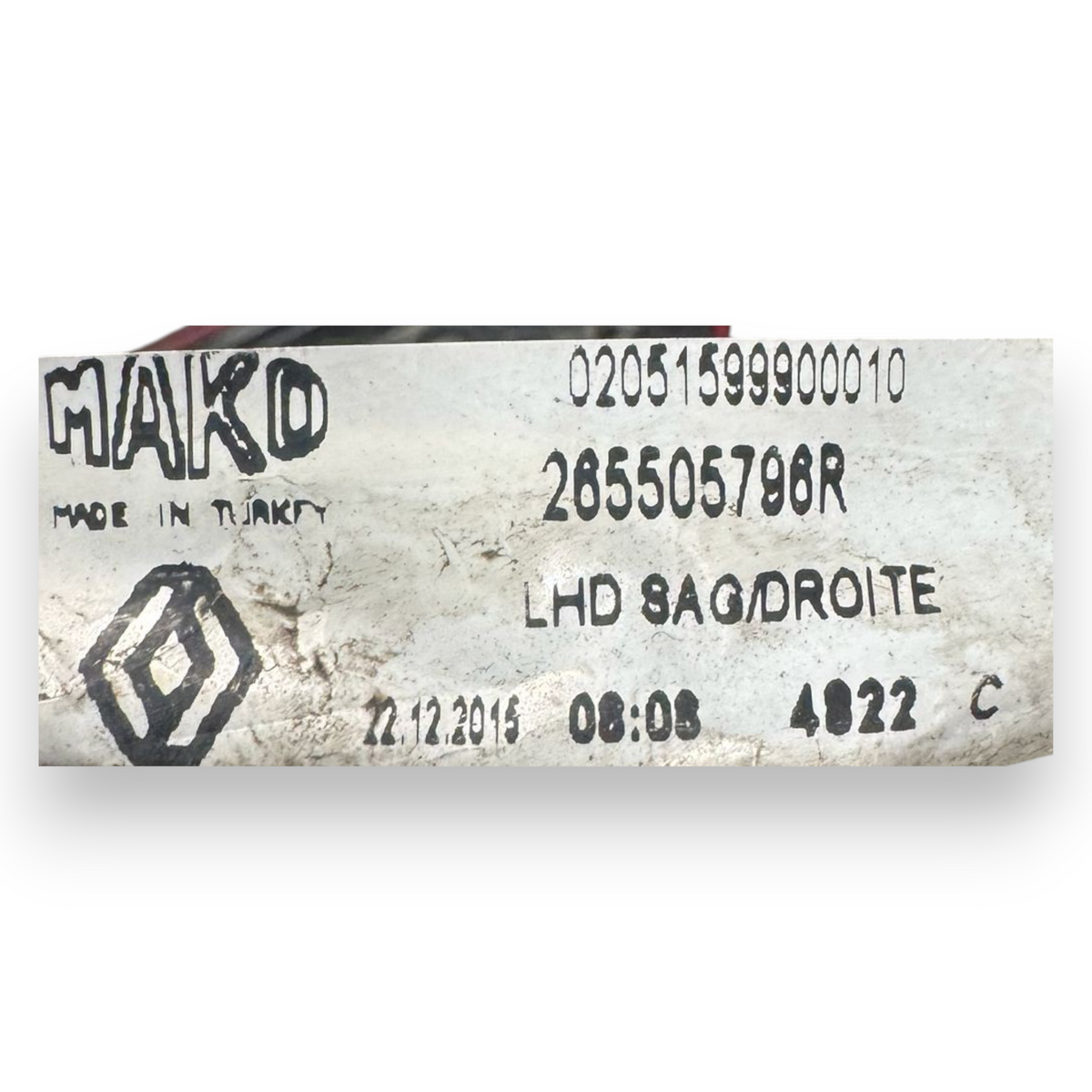 Paragem / luz traseira interna esquerda (esq.) Renault Clio IV cod.265505796R (2012-2021) 