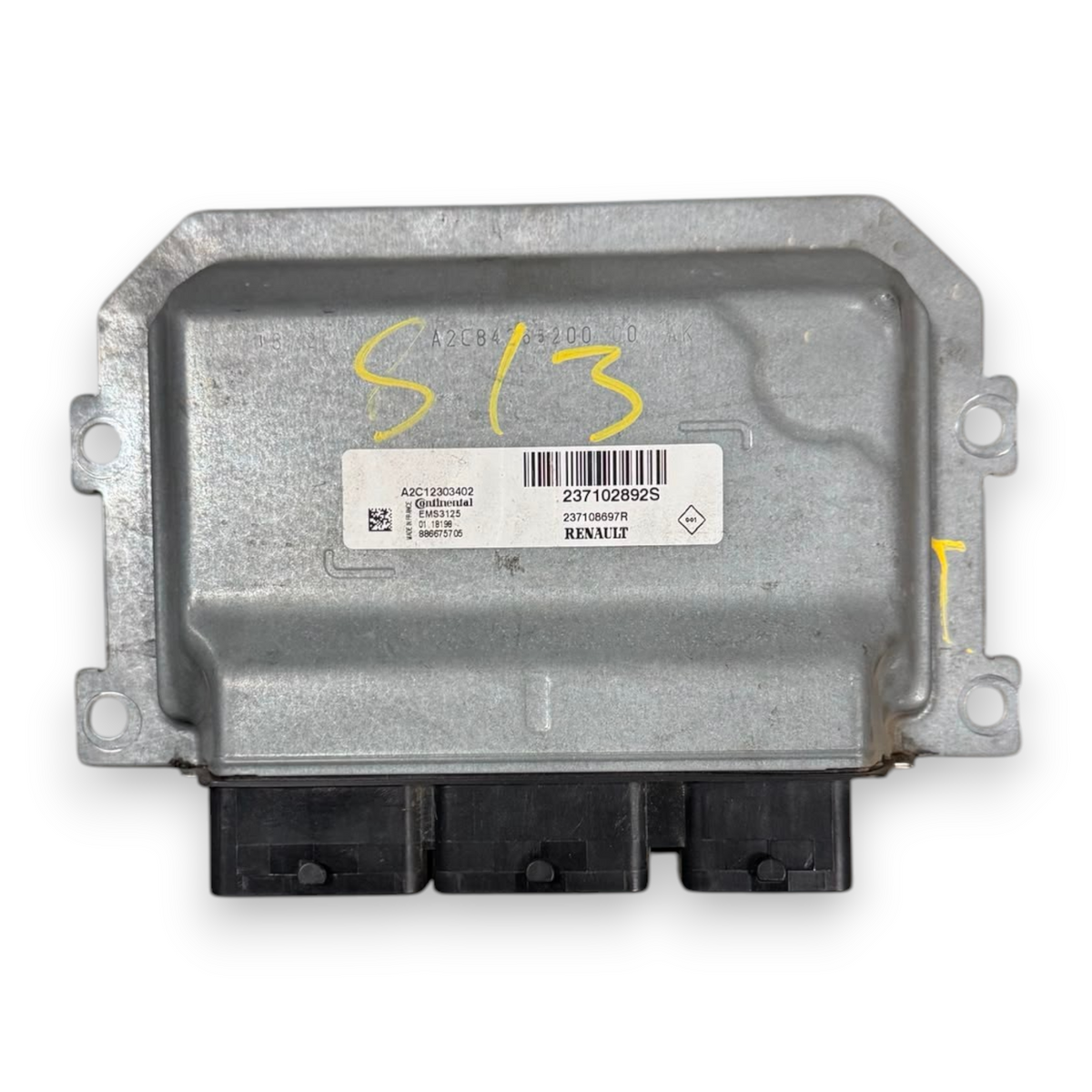 Centralina ecu motore Dacia Sandero II 1.0 benzina cod.237102892S (2012-2021)