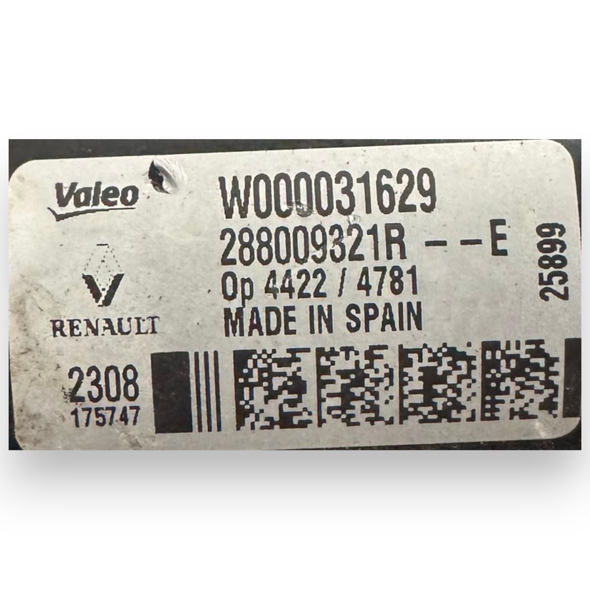 Frontscheibenwischer Dacia Sandero II cod.288009321R (2012-2021) 
