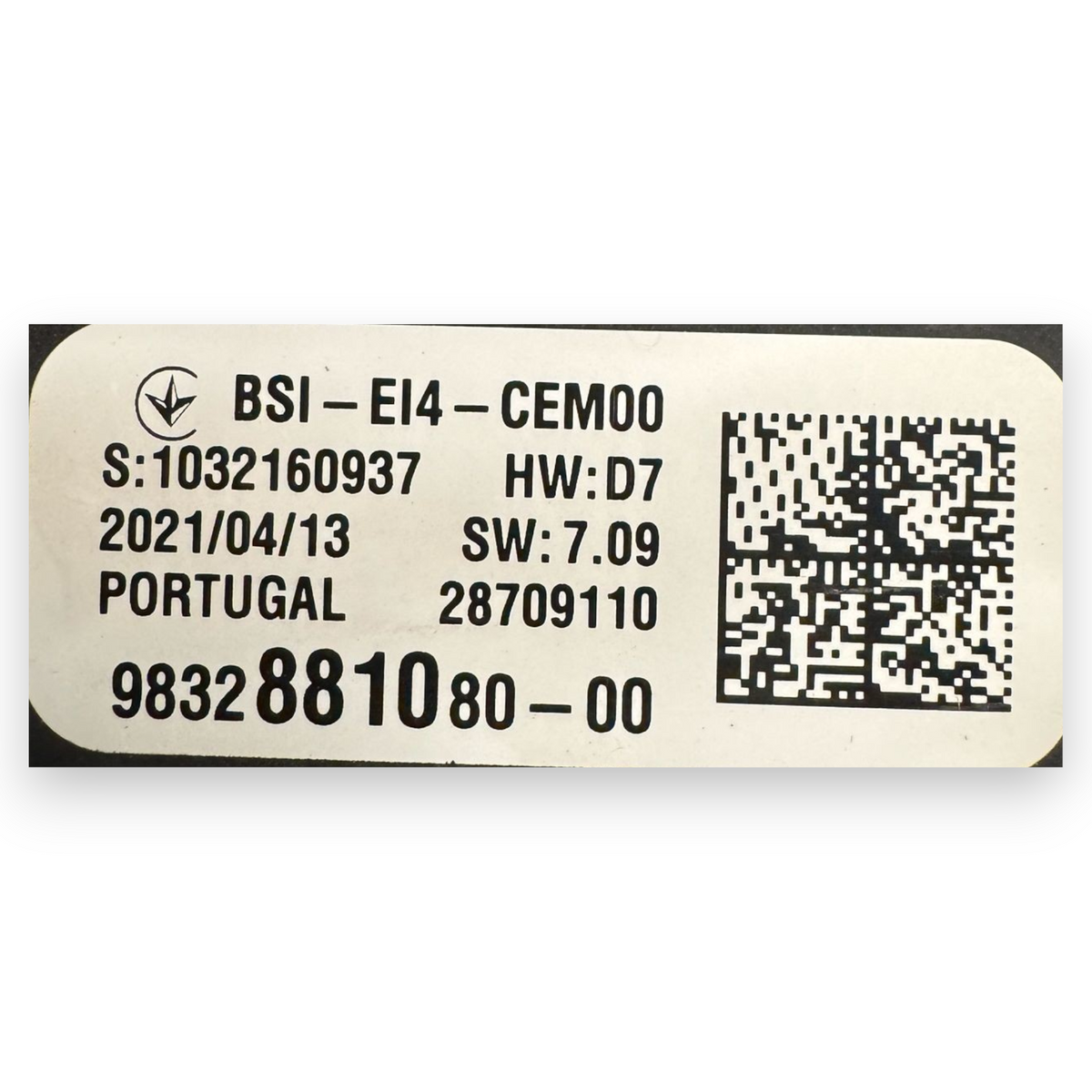 Body computer Jeep Avenger 1.2 benzina cod.9832881080-00 (2022-)