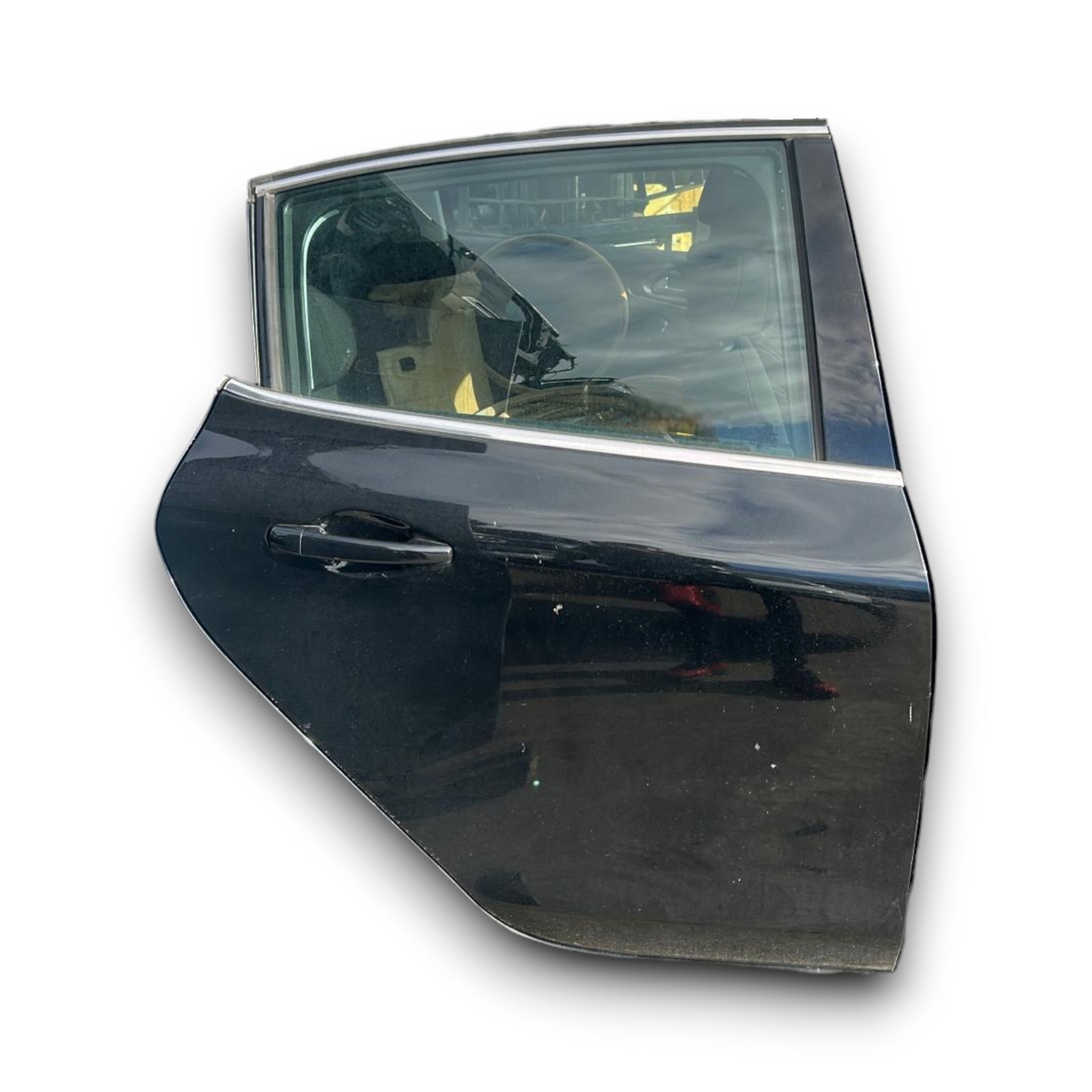 Puerta trasera derecha negra Peugeot 208 (2012 > 2019) 