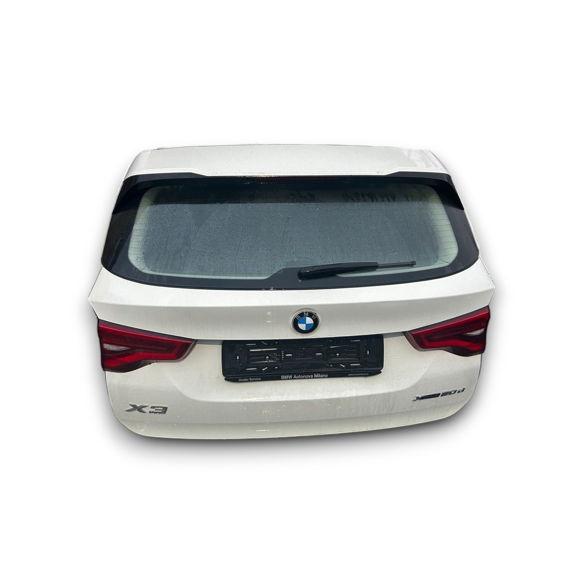 Hayon blanc BMW X3 (G01) (2017 > 2024) capot arrière 