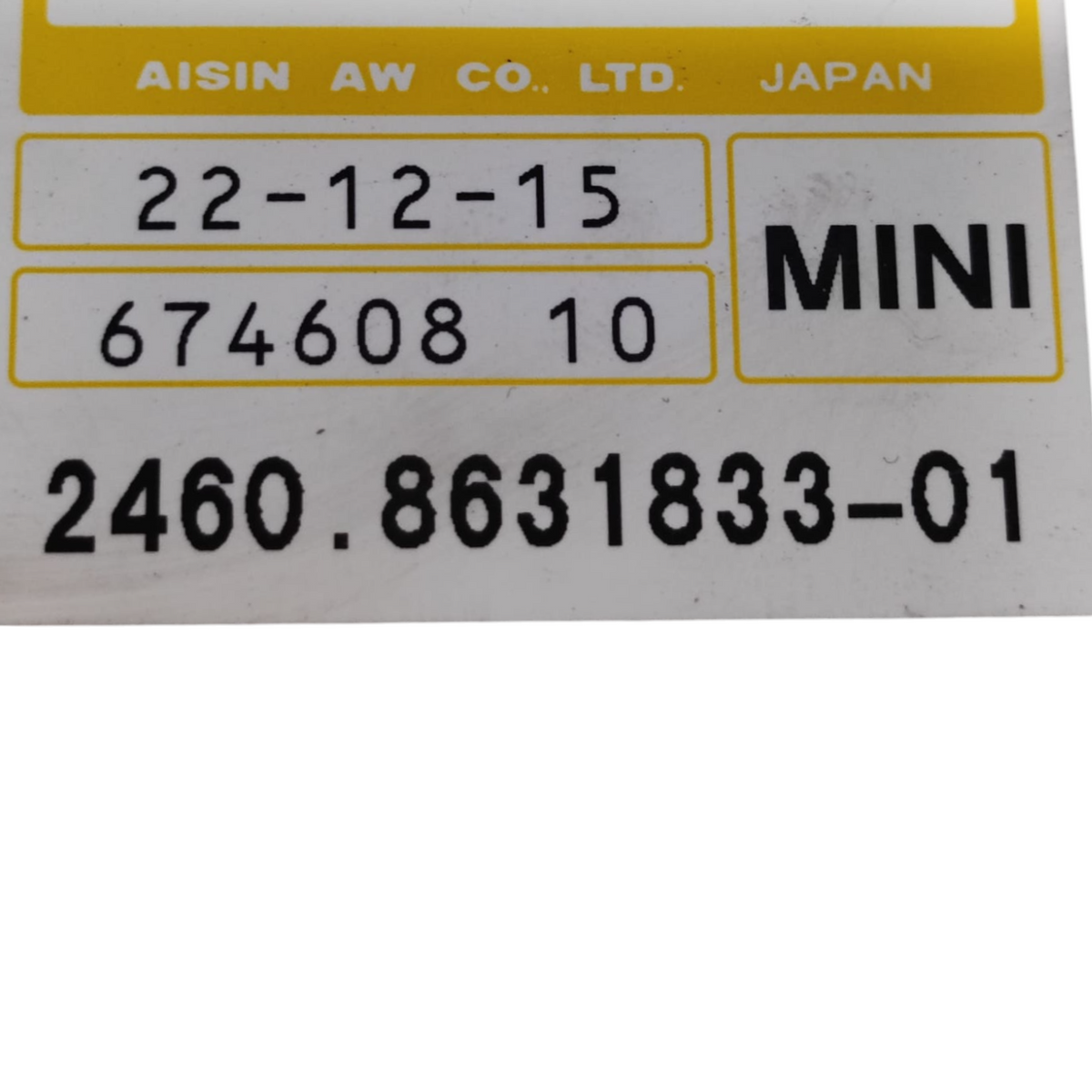 Centralina trasmissione mini paceman cod: 2460863183301 (2012-2016)