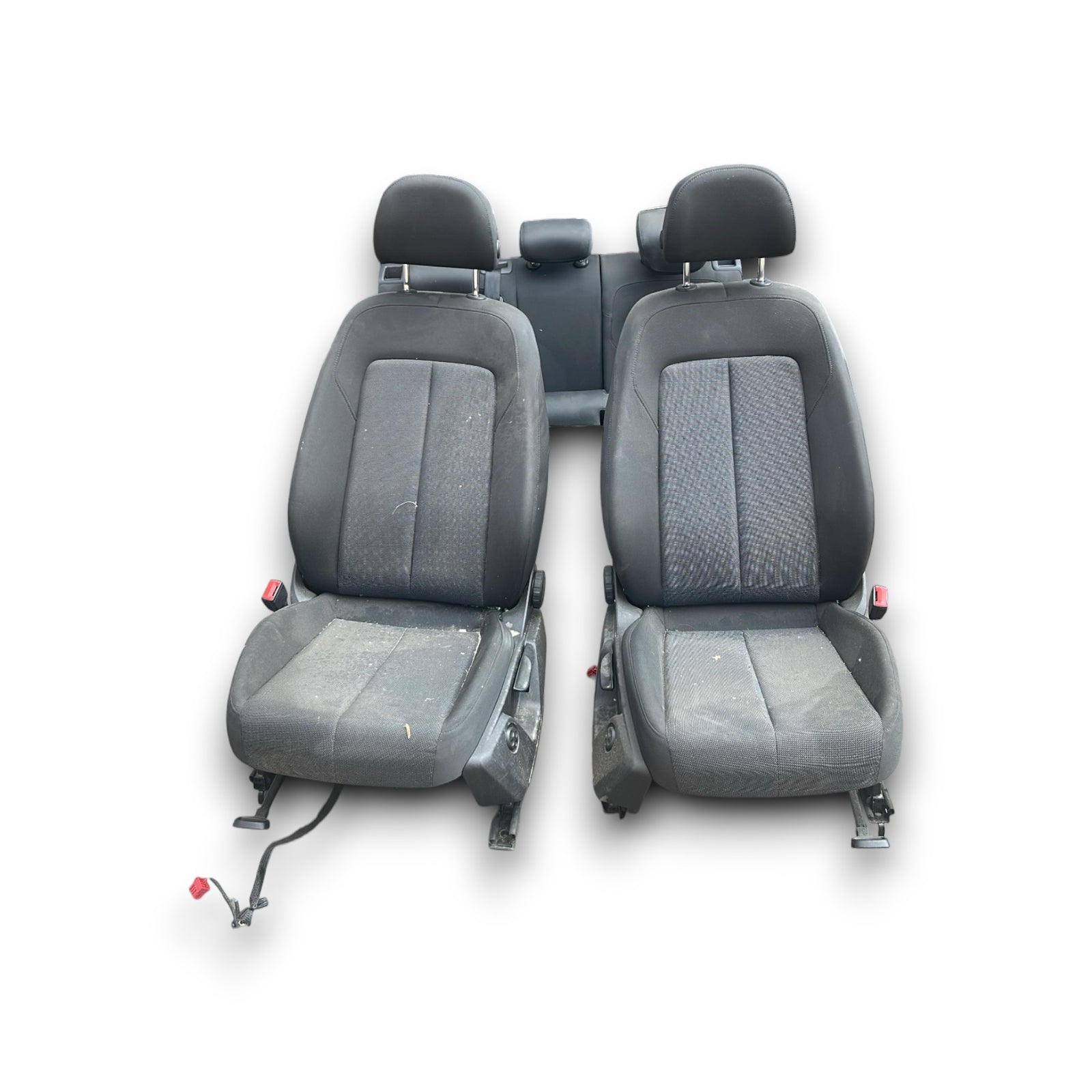 Tappezzeria / sedili in stoffa neri Audi (Q2) (2016 > ) + pannelli porte