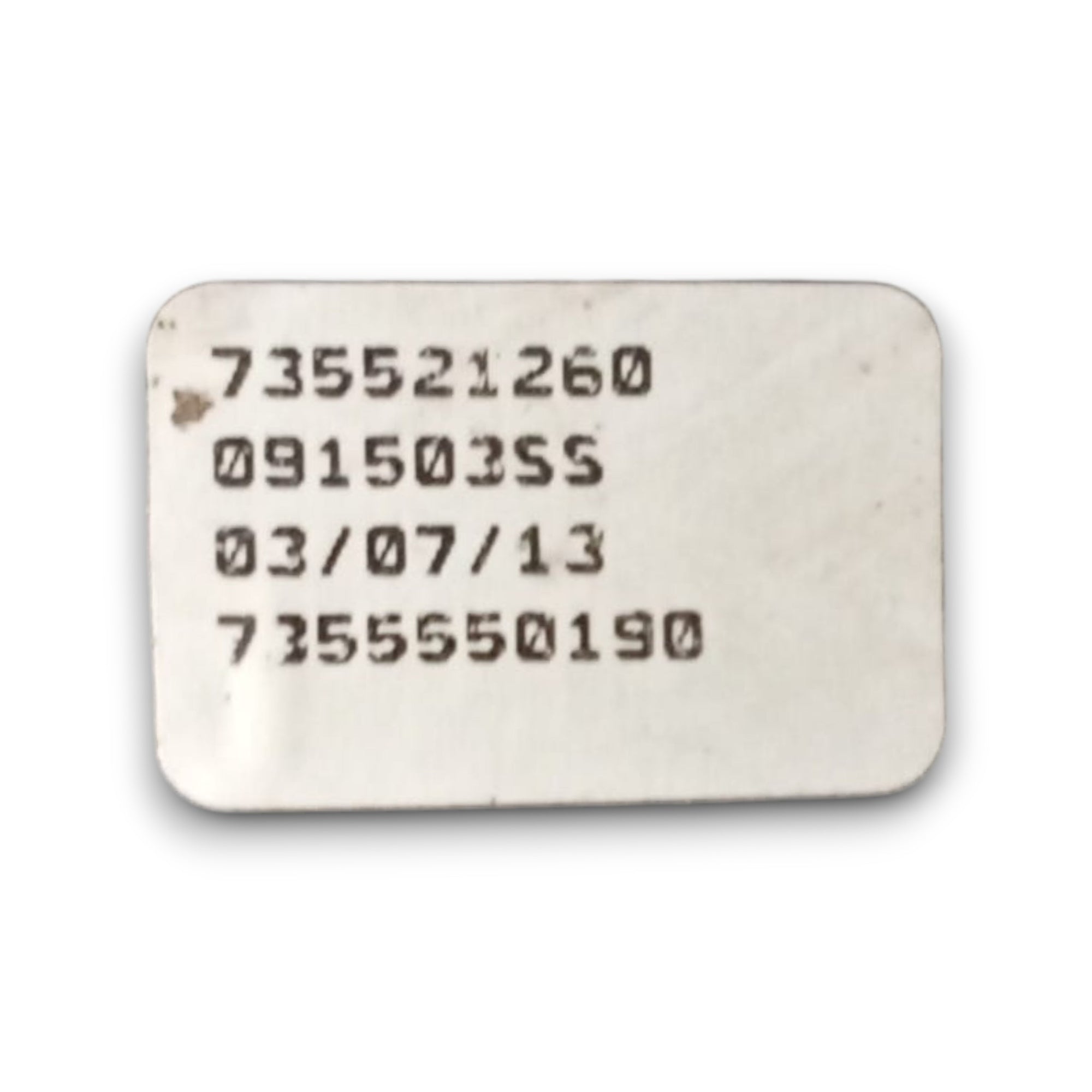 Команди за повдигане на стъклото пред десен Fiat 500L код . 735521260 (2012 > 2022) 