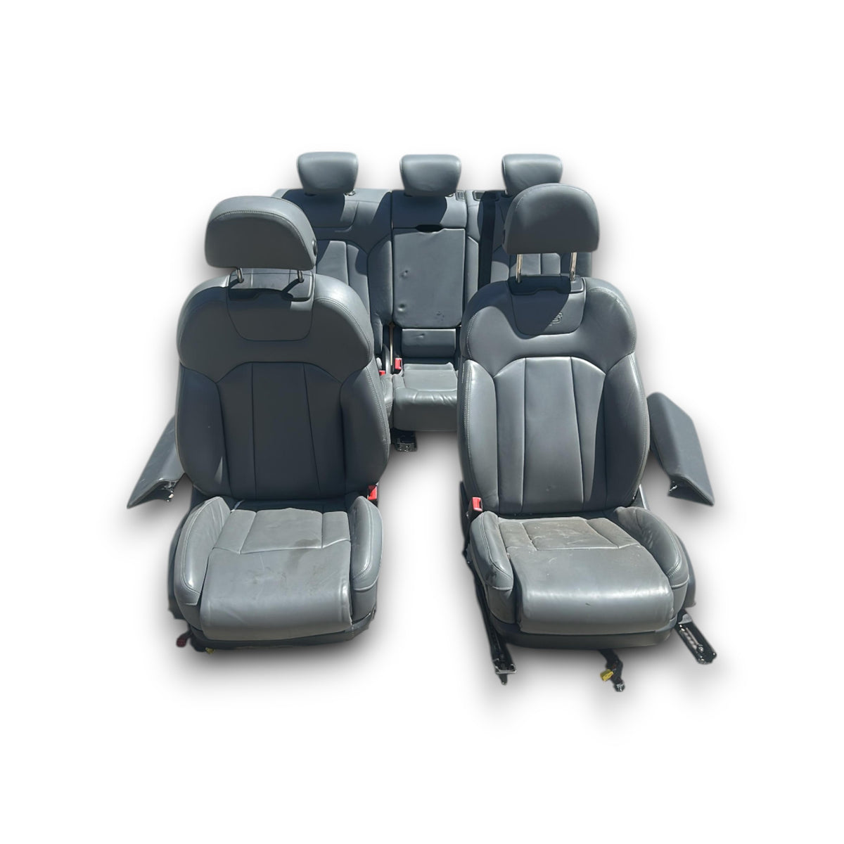 Tappezzeria / sedili in pelle grigi (S - Line) Audi Q8 (2018 &gt; 2023)