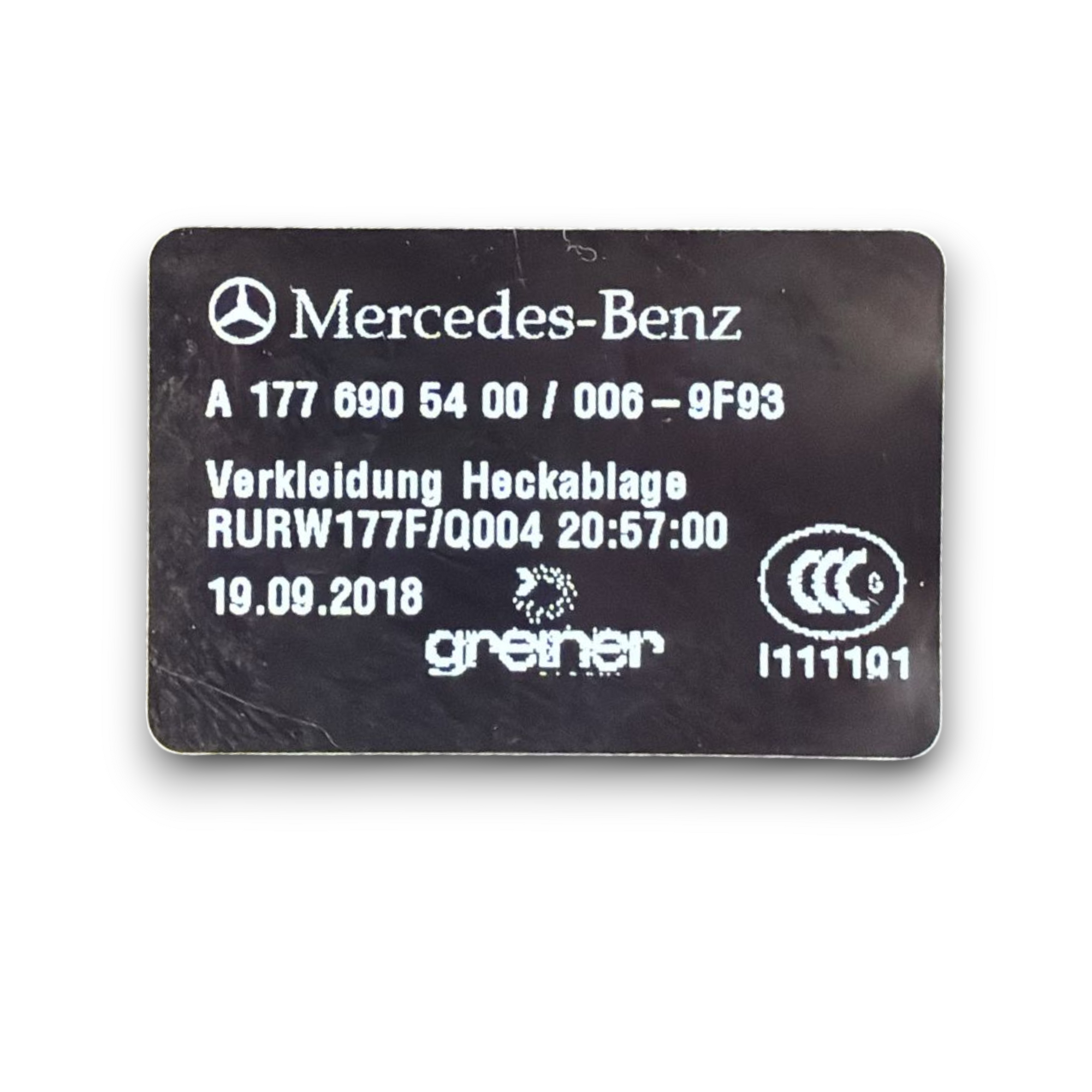 Рипиано / капелиера багажник мерцедес клас А w177 код : A1776905400 (2018 ->) 