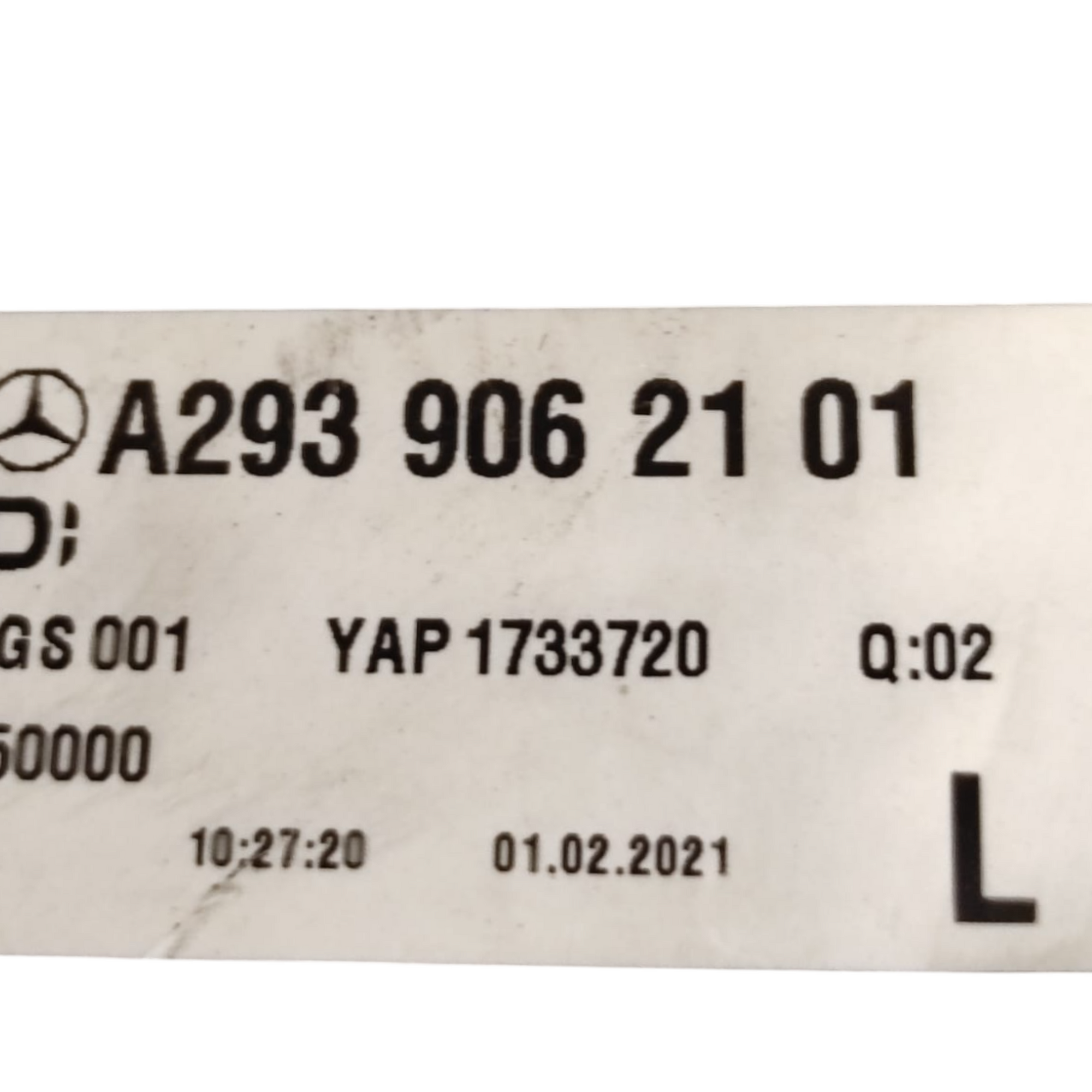 Stop / Rücklicht links Mercedes EQC N293 Cod: A2939062101 (2019-2023) 