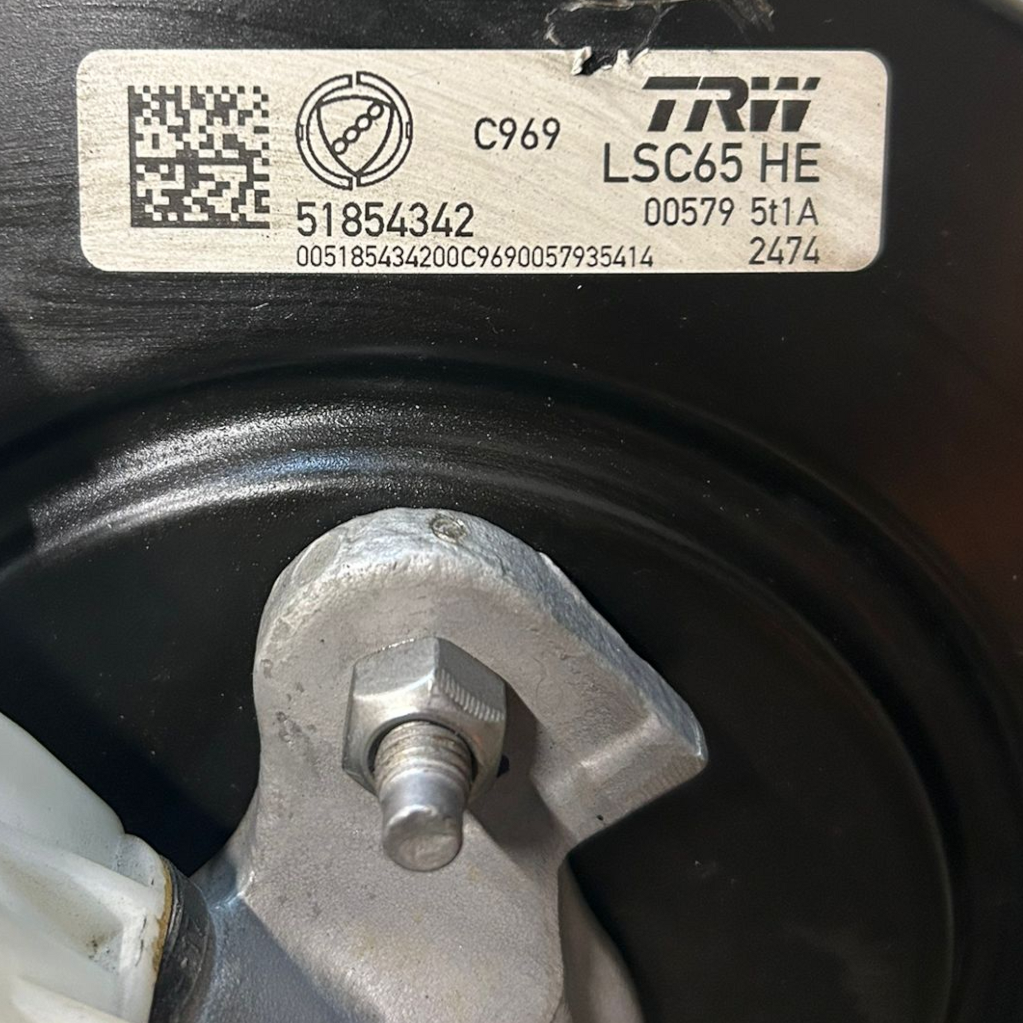 Pompe de servofrein fiat panda 312 1.2 essence cod:51854342 (2012 >) 