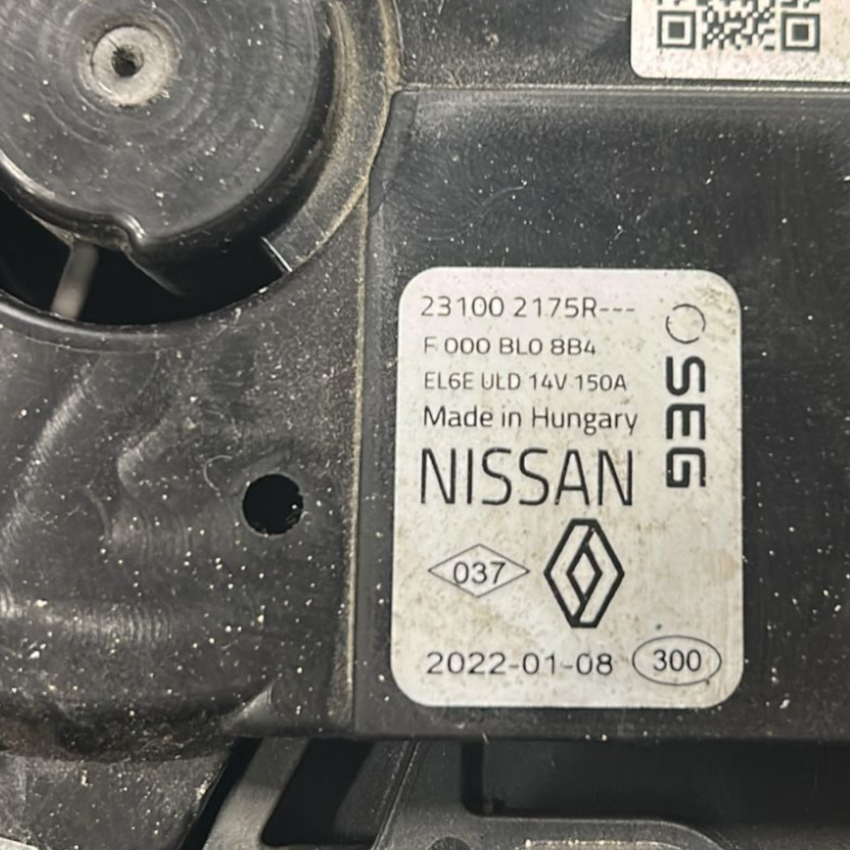 Dacia Jogger 1.0 Bencinski alternator koda:231002175R (2021 >)