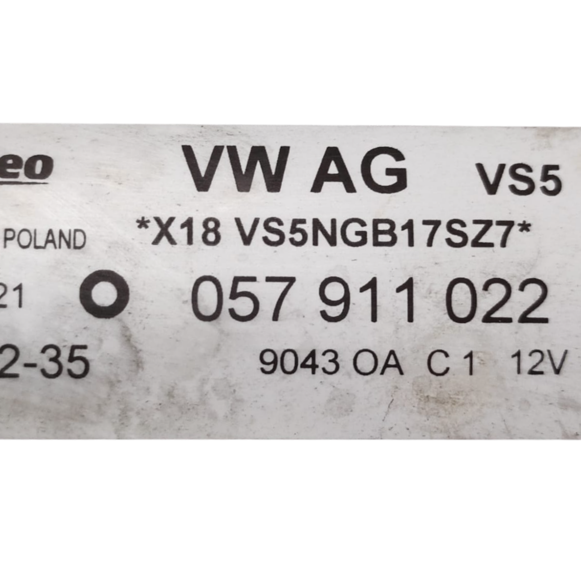 Motorino avviamento porsche cayenne 92a 3.0 diesel cod: 057911022 (2010-2017)