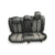 Square / ensembles en cuir et tissu noir et gris (GT - Ligne) Peugeot 3008 II (2016> 2023) avec des coutures bleues