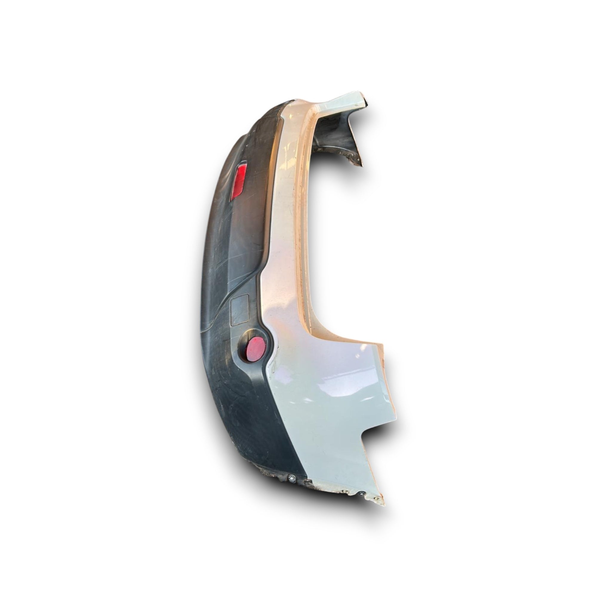Bara de protecție spate albă Nissan Qashqai (J10) (2006 > 2014) 