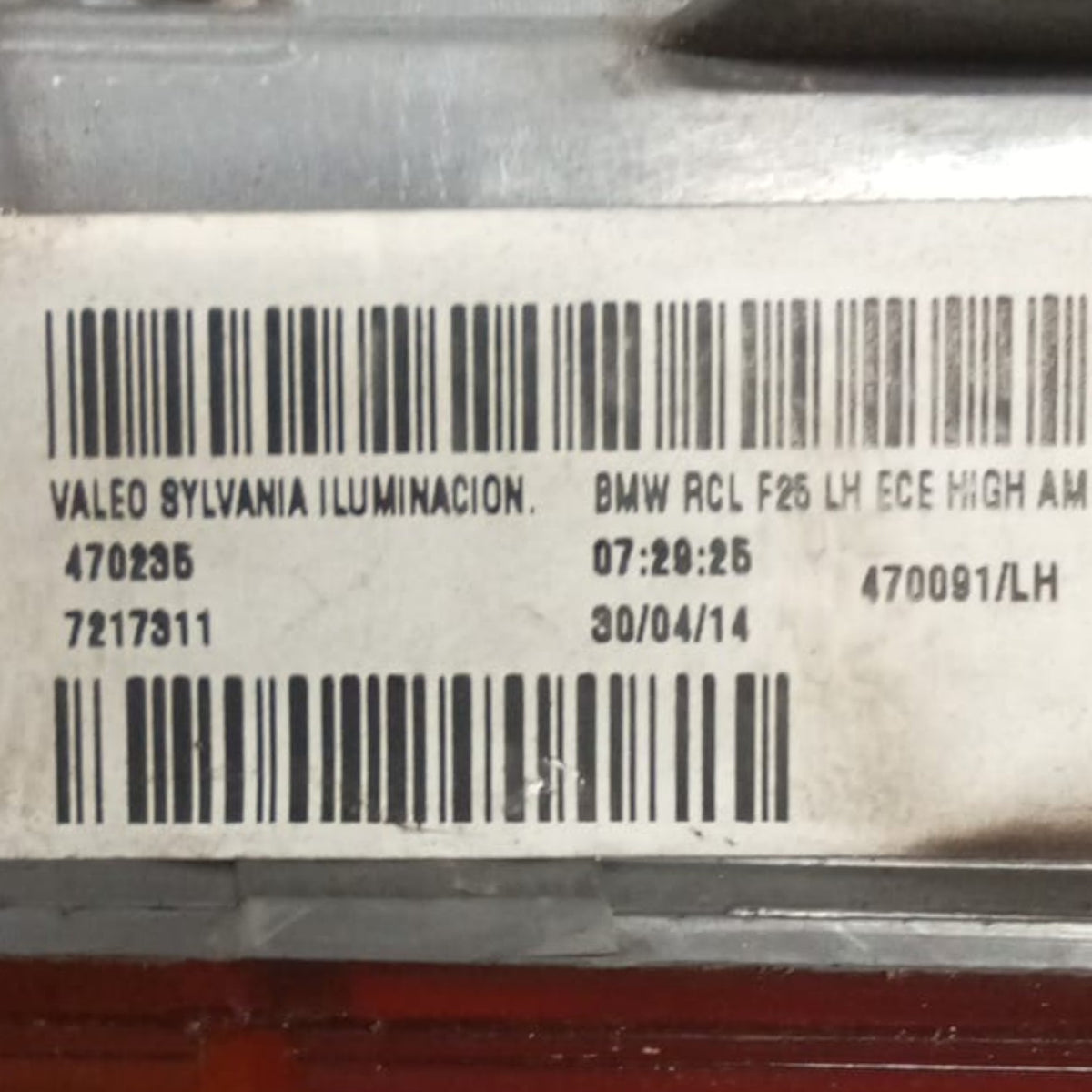 Stražnja lijeva kočnica bmw x3 f25 kod . 7217311 (2010 > 2017) 