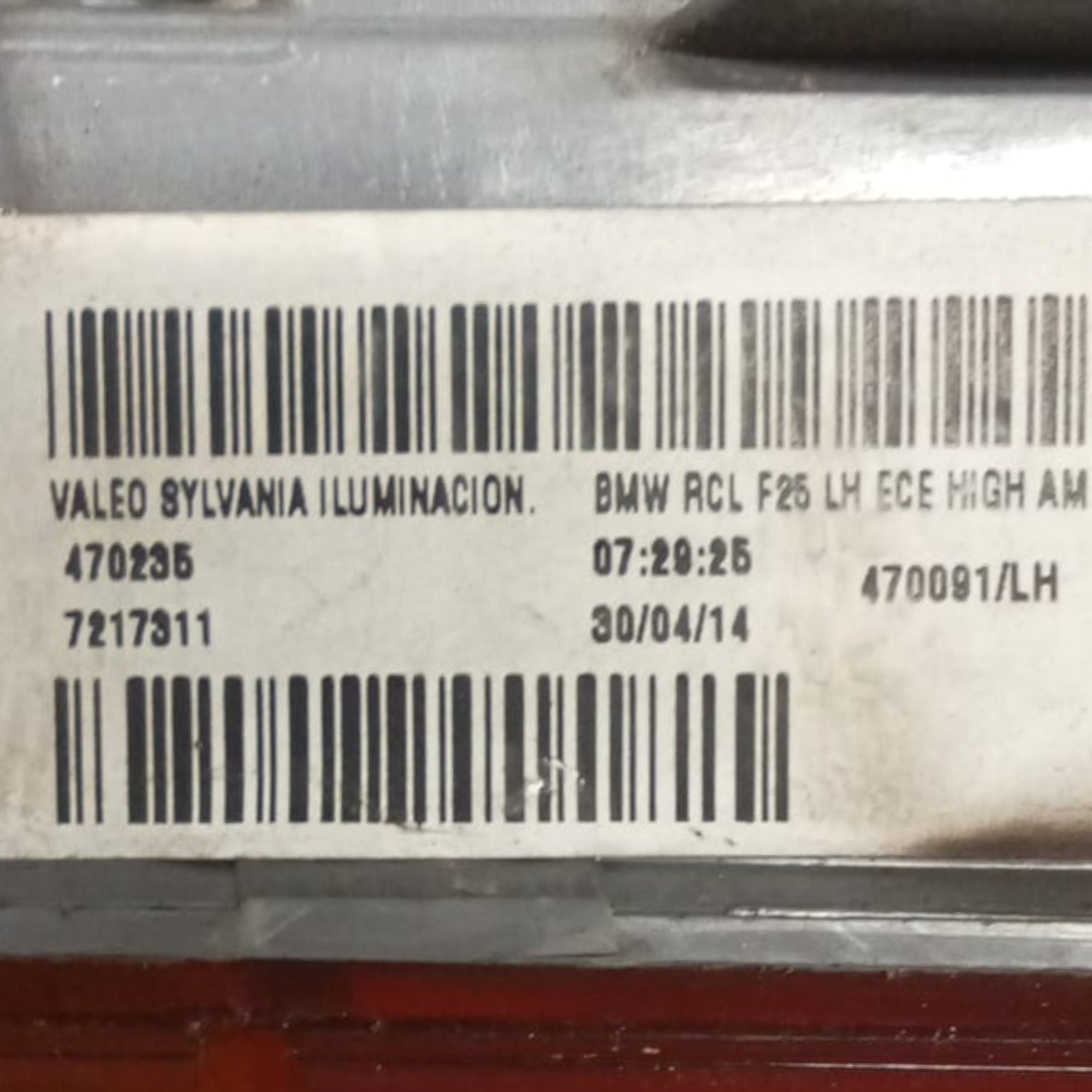 Stražnja lijeva kočnica bmw x3 f25 kod . 7217311 (2010 > 2017) 