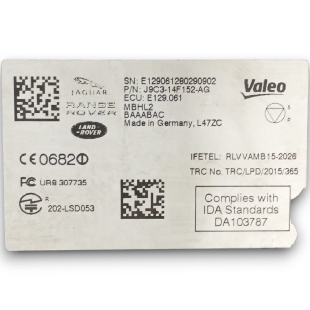 Radar-Sensorsteuerung Jaguar E-Pace Cod. J9C3-14F152-AG (2017 >) 