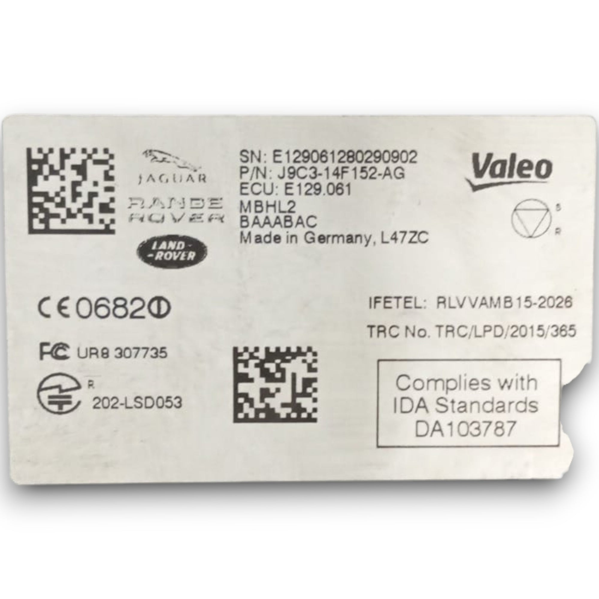 Radar-Sensorsteuerung Jaguar E-Pace Cod. J9C3-14F152-AG (2017 >) 