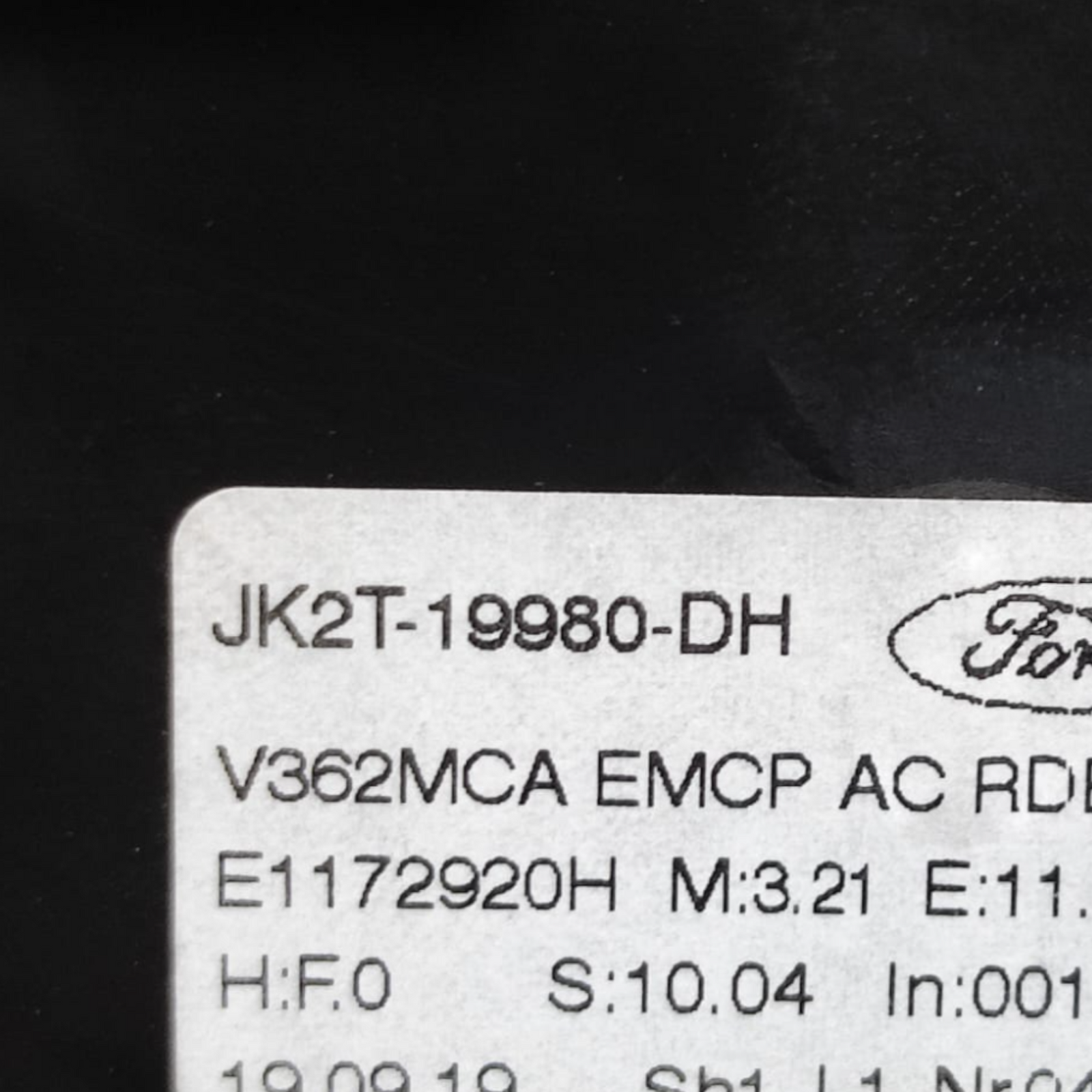 Comandi clima ford tourneo custom 2.0 diesel cod: jk2t19980dh (2012-2022)