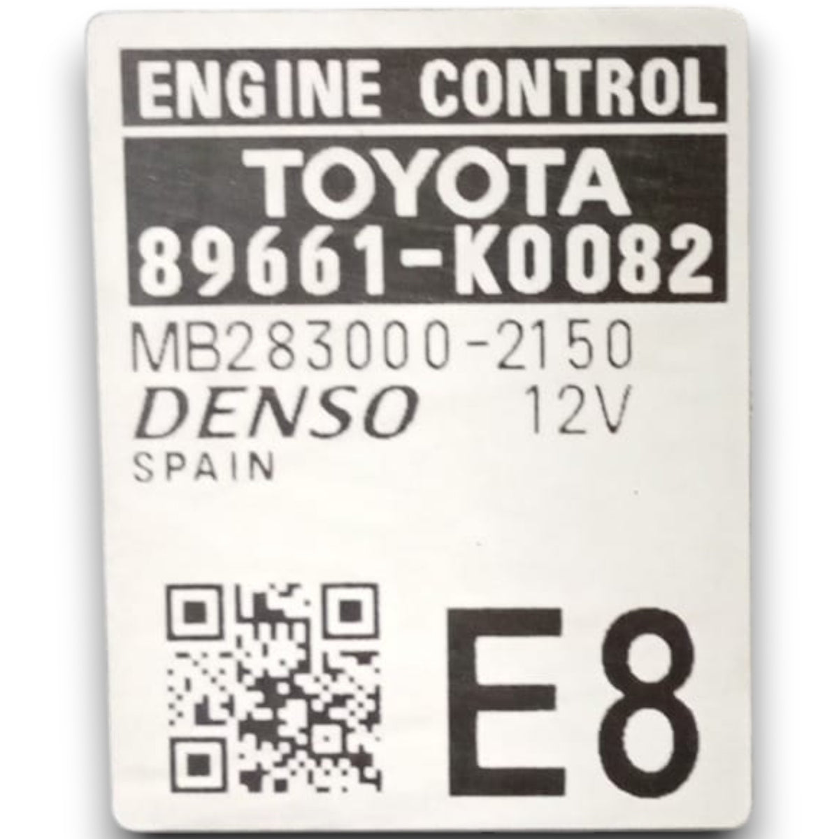 Centralina ecu motore toyota yaris IV cod . 89661-k0082 1.0 benzina / hybrid (2020 >)