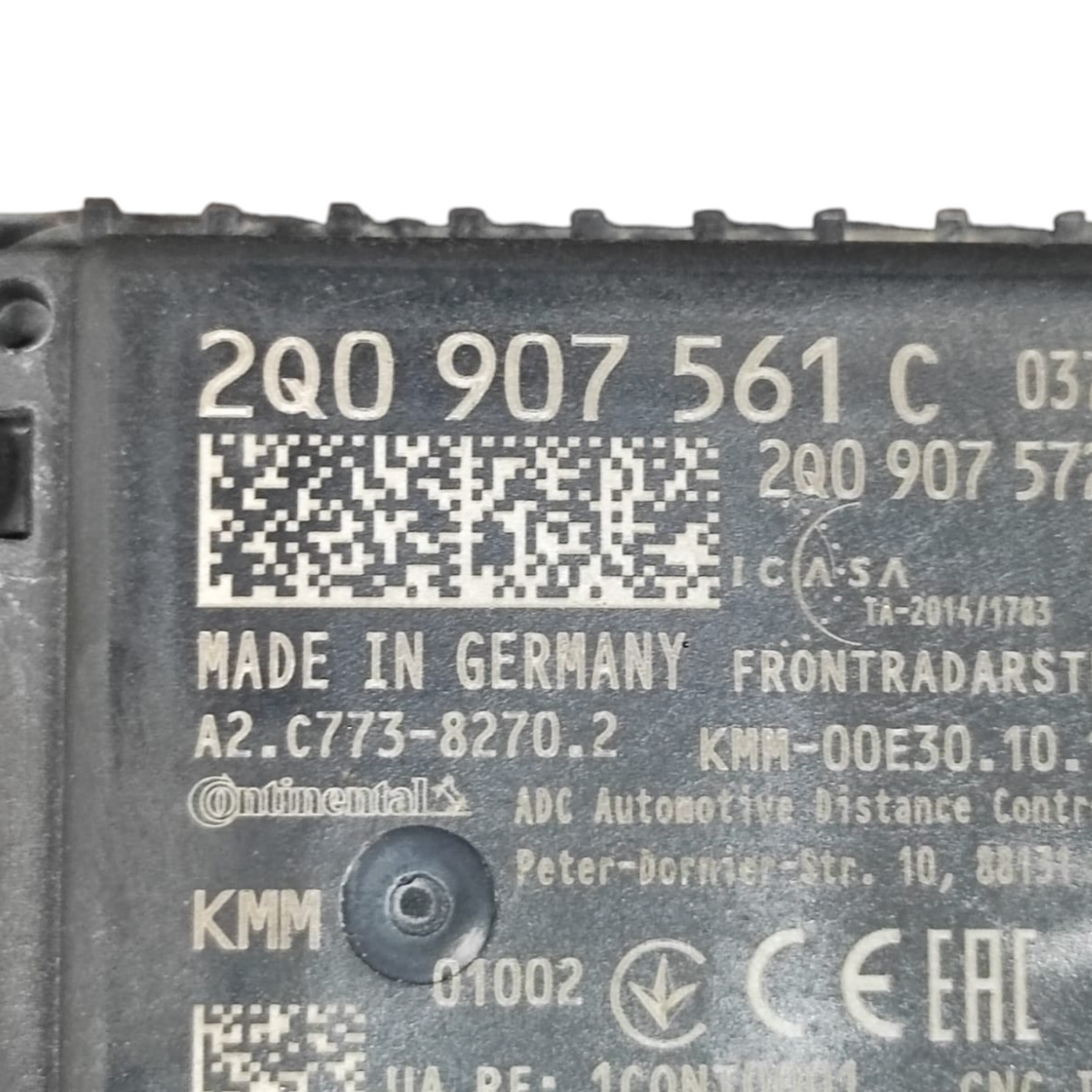 Centralina sensore radar seat arona cod: 2q0907561c (2017-)