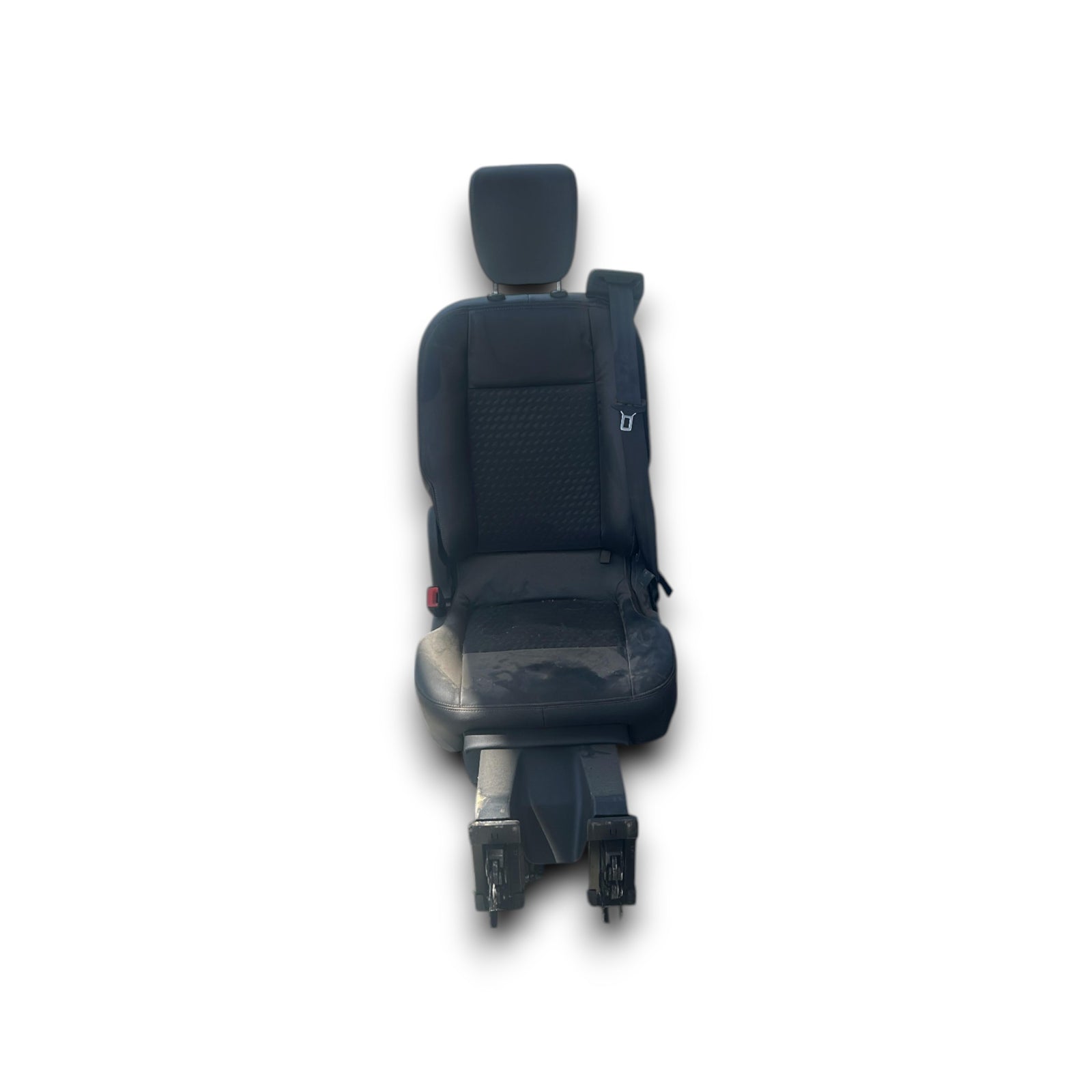 Sedile posteriore passeggero in stoffa e pelle nero Ford Tourneo Custom I (2018 > 2023) 8 posti