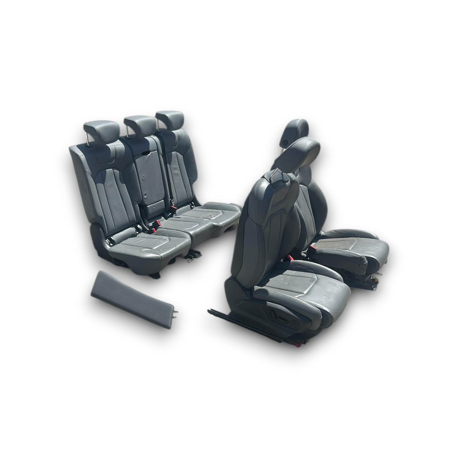 Tappezzeria / sedili in pelle grigi (S - Line) Audi Q8 (2018 > 2023)