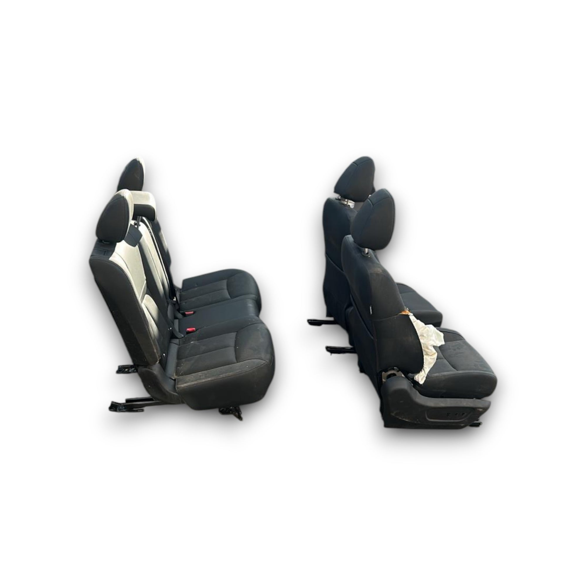 Obloga / sedeži iz črne usnjene Nissan X - Trail (T32) (2014 > 2020) 