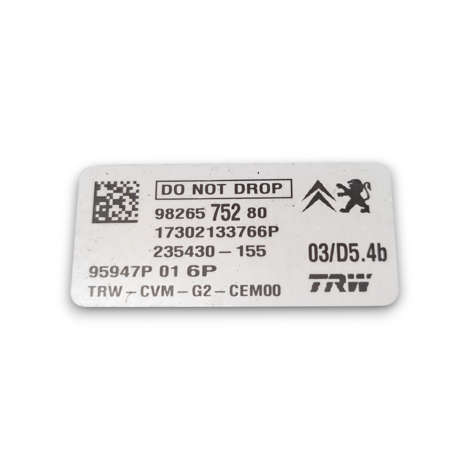 Opel Grandland X Cod Front Kamera: 9826575280 (2017-)