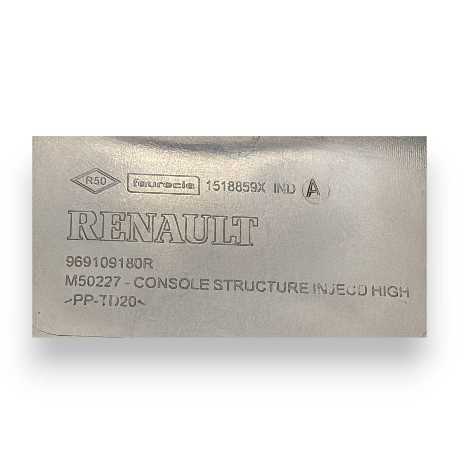 Tunnel centrale + bracciolo renault megane IV cod:969109180r 82015-)