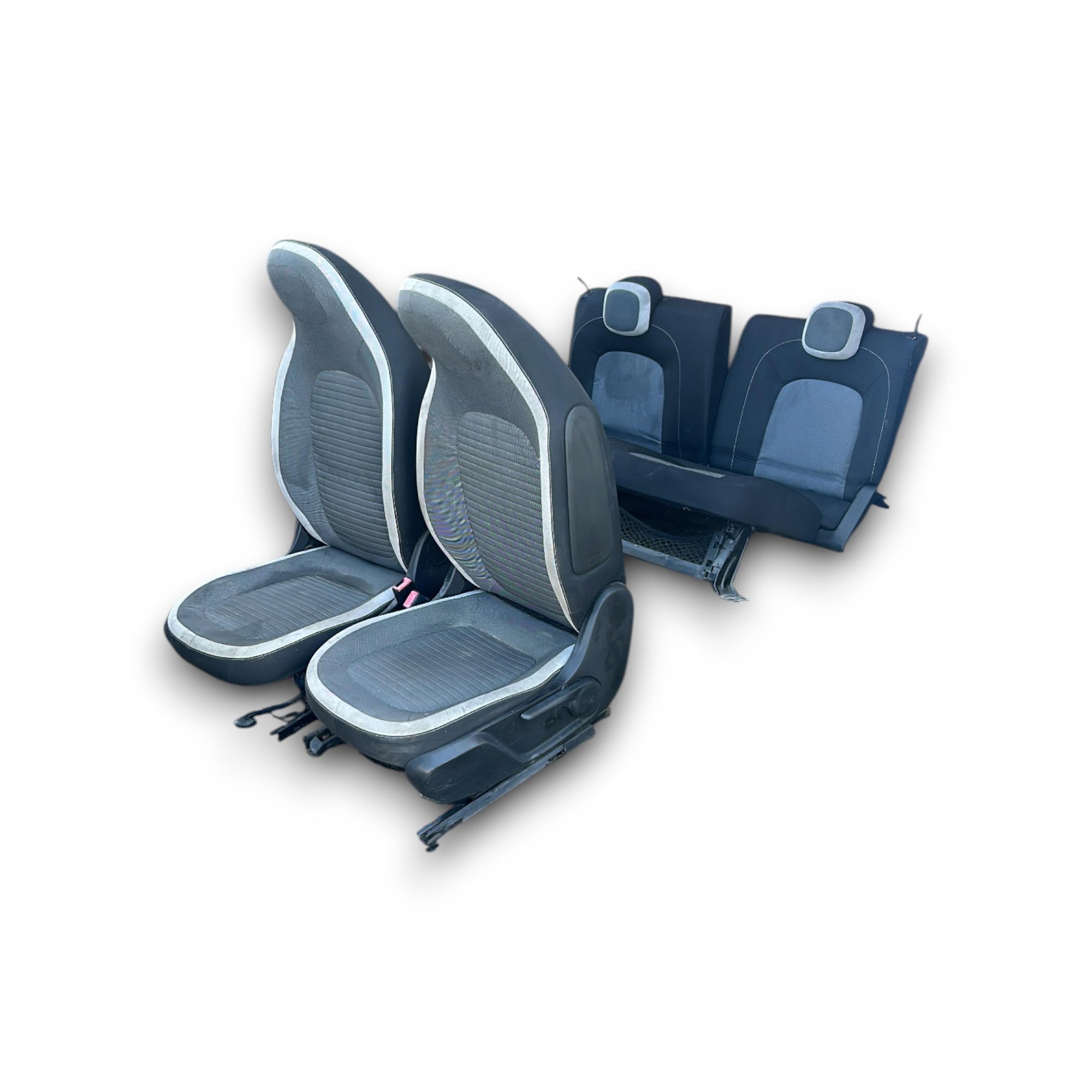 Tappezzeria / Sedili In Stoffa Nera e Grigia Renault Twingo III (2014 > 2024)