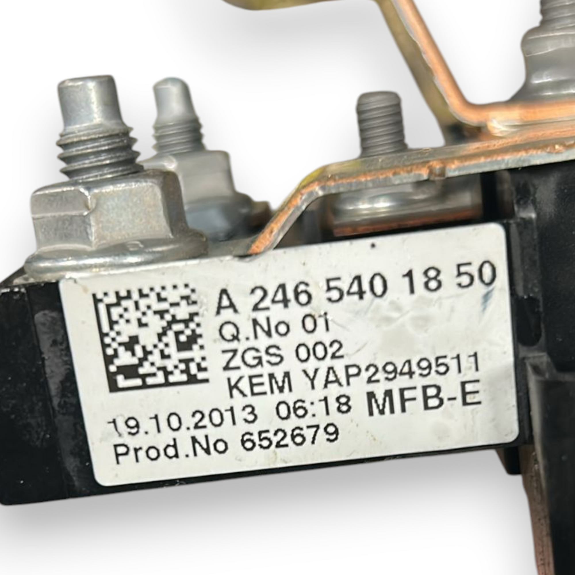 Centralna jedinica kutije osigurača mercedes klasa a w176 1.5 dizel kod:a2465401850 (2012 > 2018) 