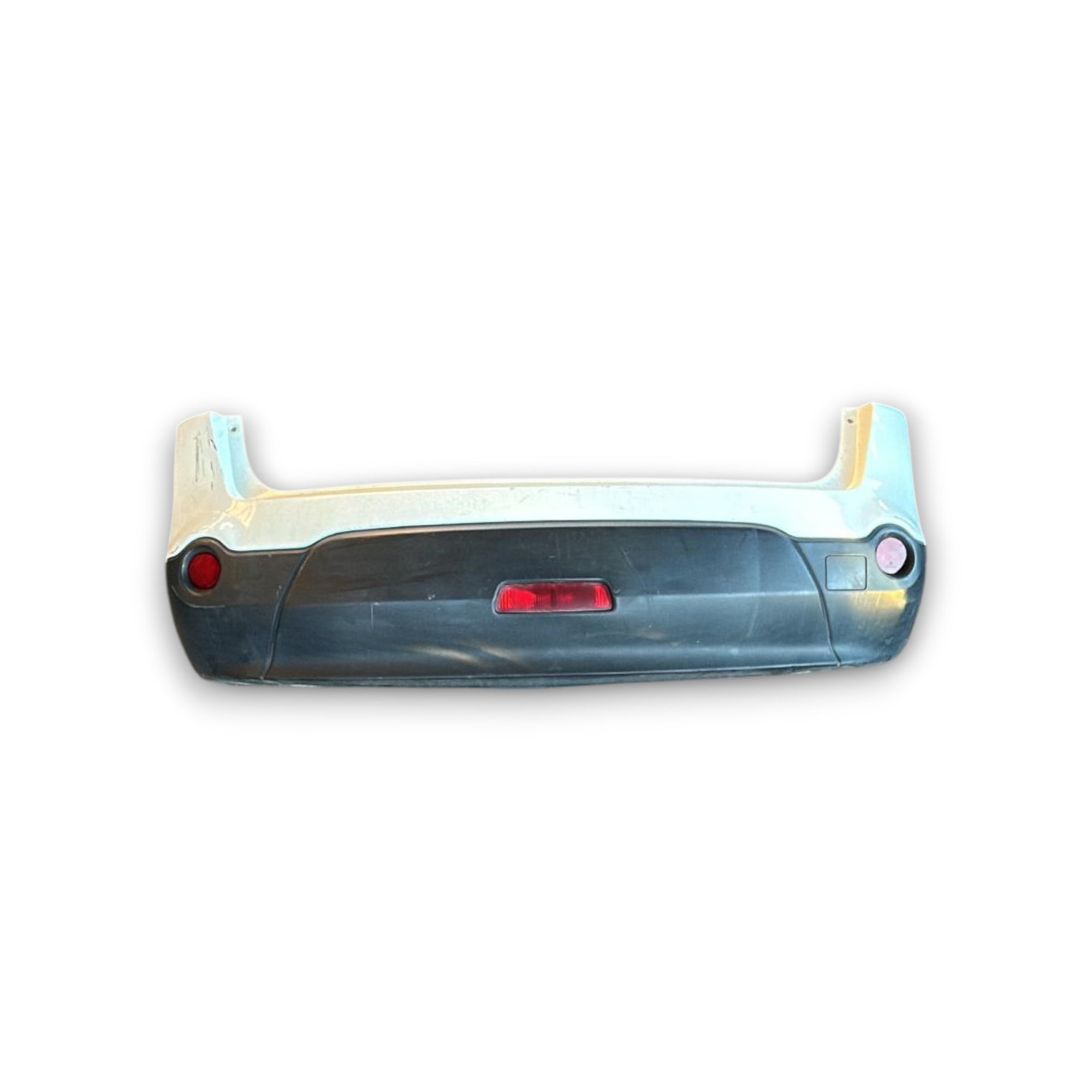 Bara de protecție spate albă Nissan Qashqai (J10) (2006 > 2014) 