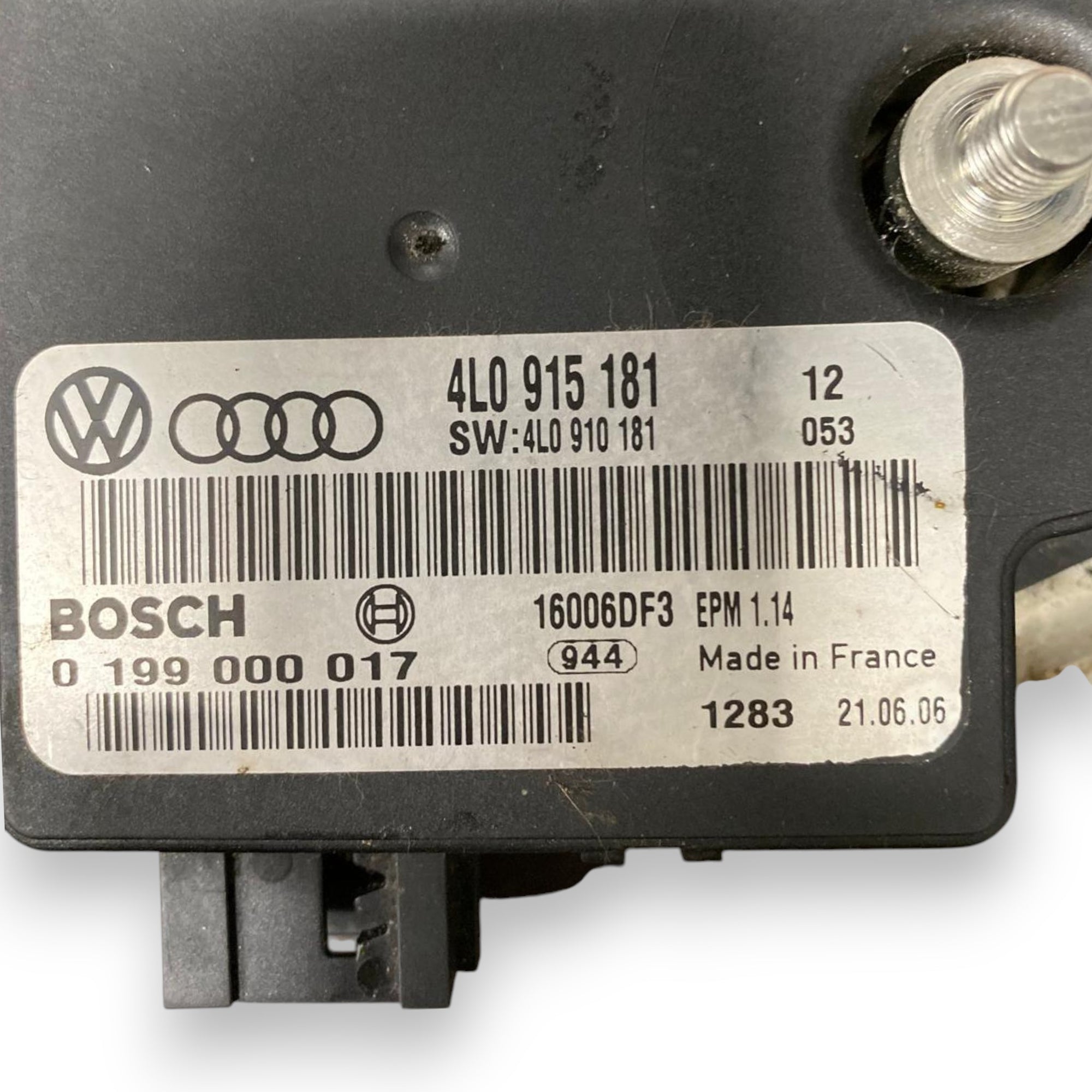 Steuereinheit / Audi Q7 Batteriemodul (2005-2015) COD: 4L0915181