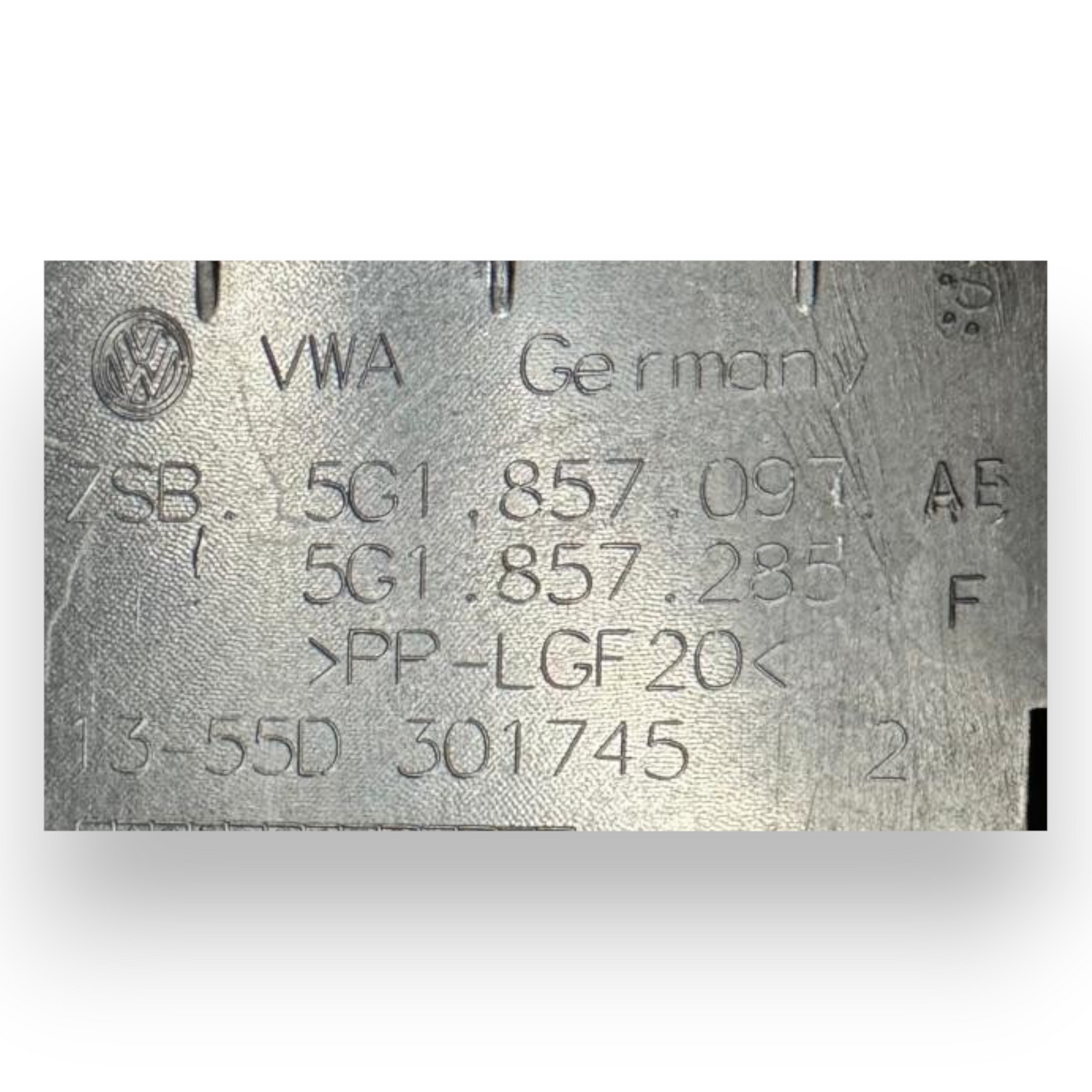 Cajón / compartimento de almacenamiento Volkswagen Golf VII cod.5G1857097 (2012-2021) 