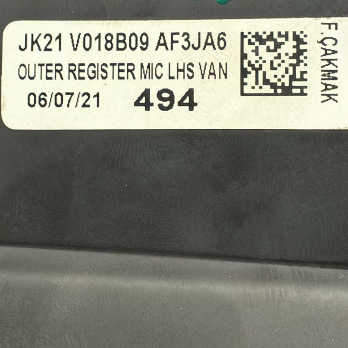 Въздуховод ляв за Ford Transit VII серия код: JK21V018B09 (2006 - 2014) 