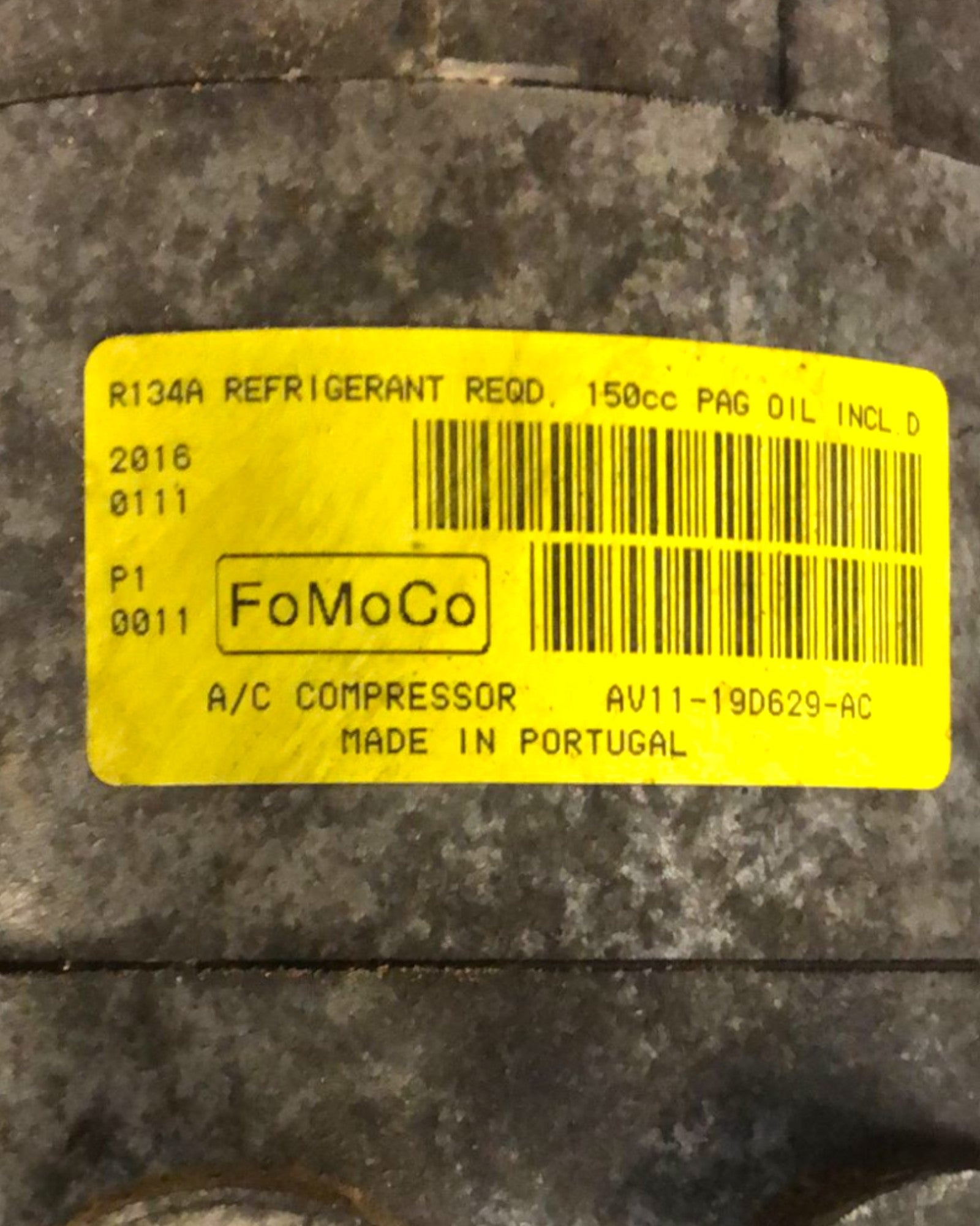 Compressore Aria Condizionata Ford Fiesta 1.4 Benzina (2008 > 2017) cod:AV11-19D629-AC