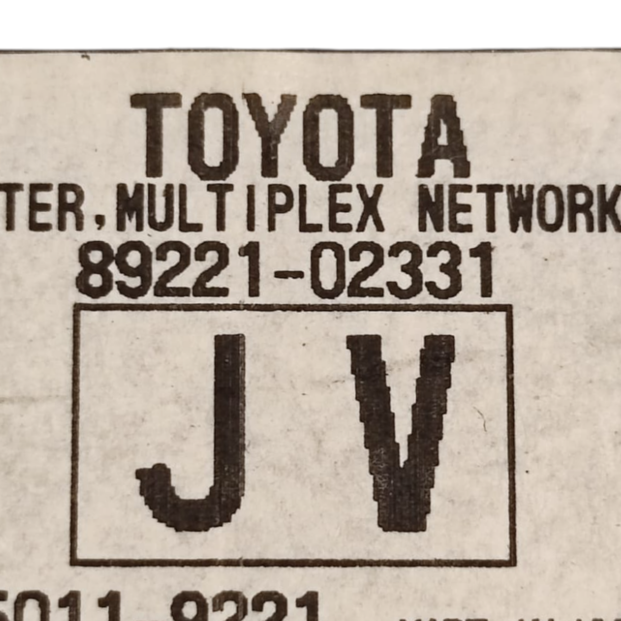 Body computer toyota auris (e180) 1.8 hybrid cod: 8922102331 (2012-2018)