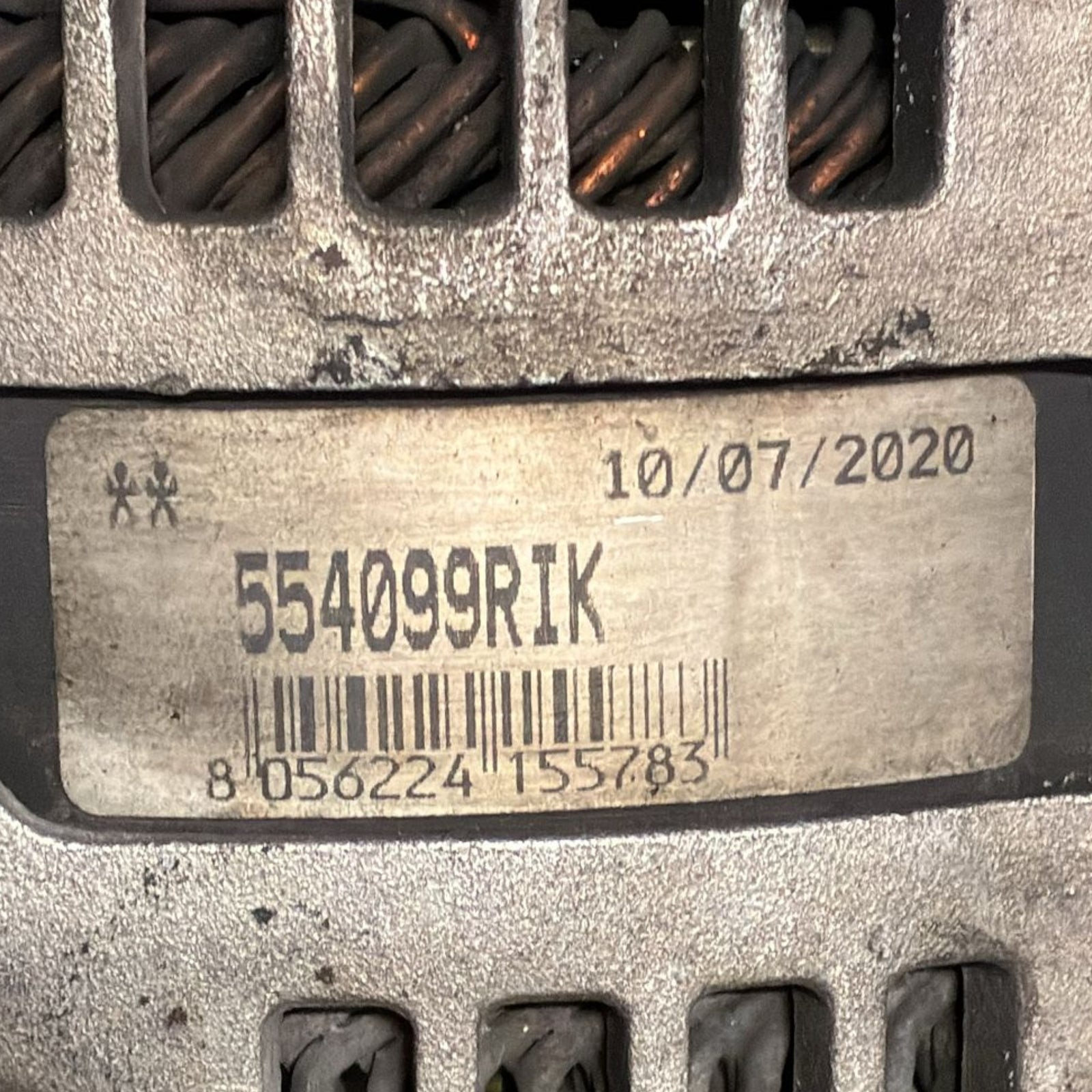 Fiat Freemont alternator code . 8056224 2.0 diesel (2011 > 2015) 
