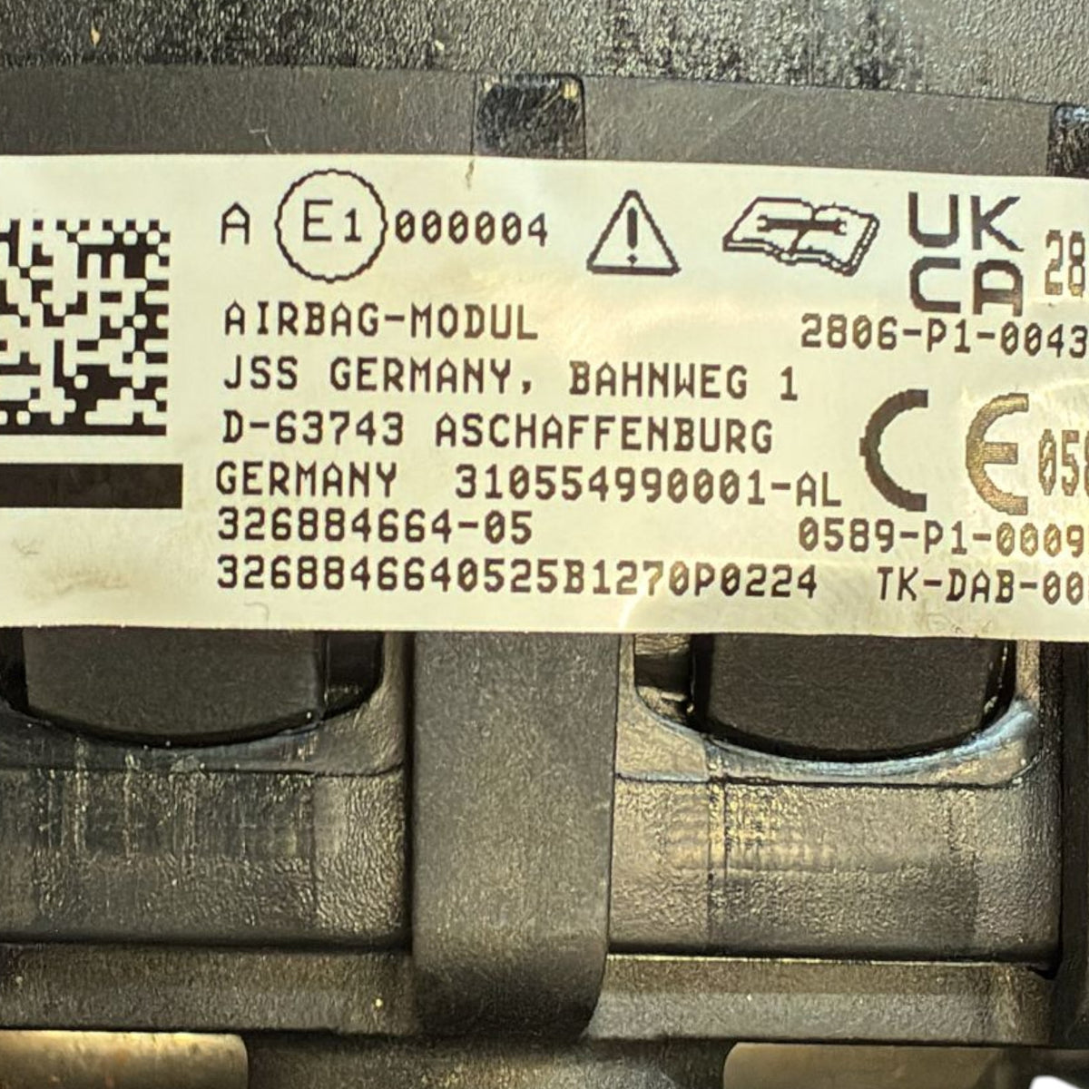 Zračni jastuk volana bmw e90 3 kod . 310554990001 (2005 > 2013) 