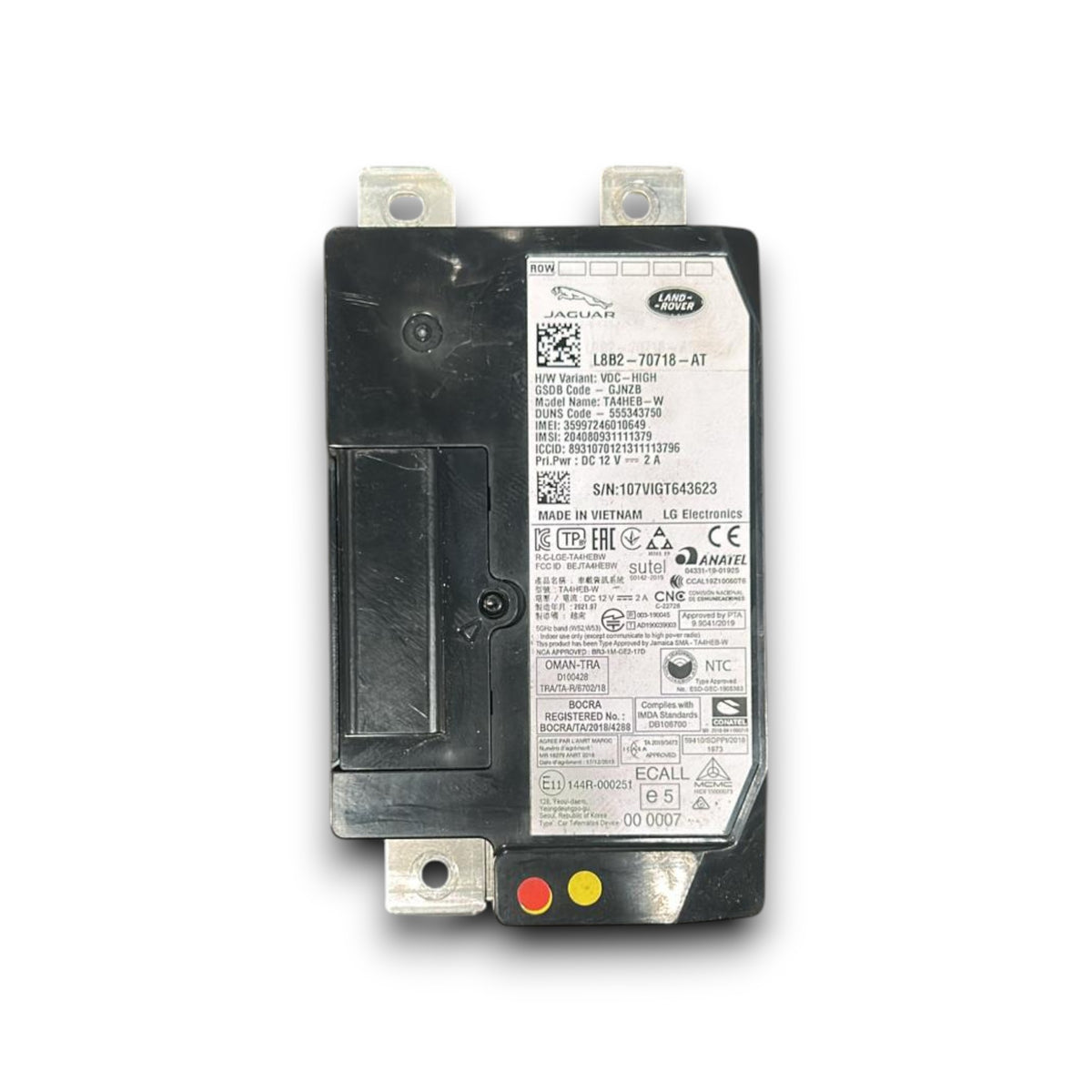 Bluetooth centralina Range Rover Evoque l8b2-70718-at (L551) (2018 &gt; ) 