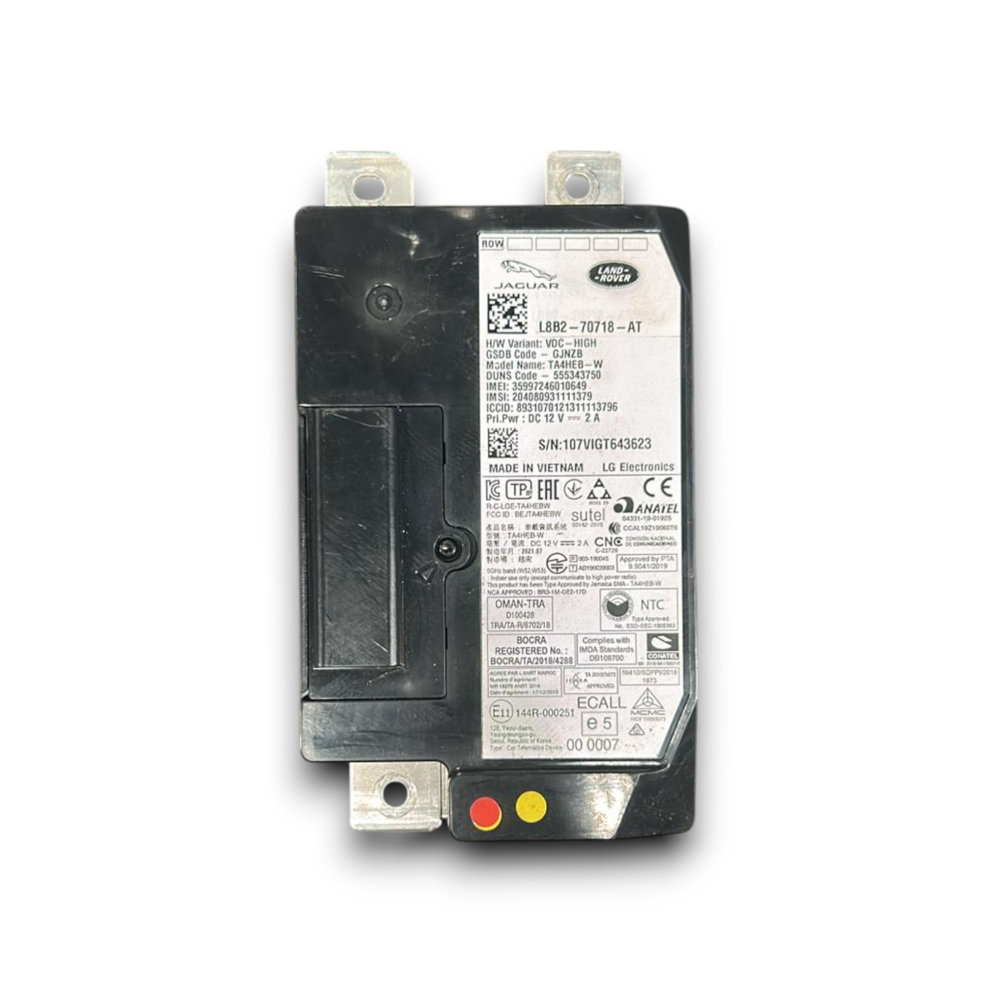 Bluetooth centralina Range Rover Evoque l8b2-70718-at (L551) (2018 > ) 